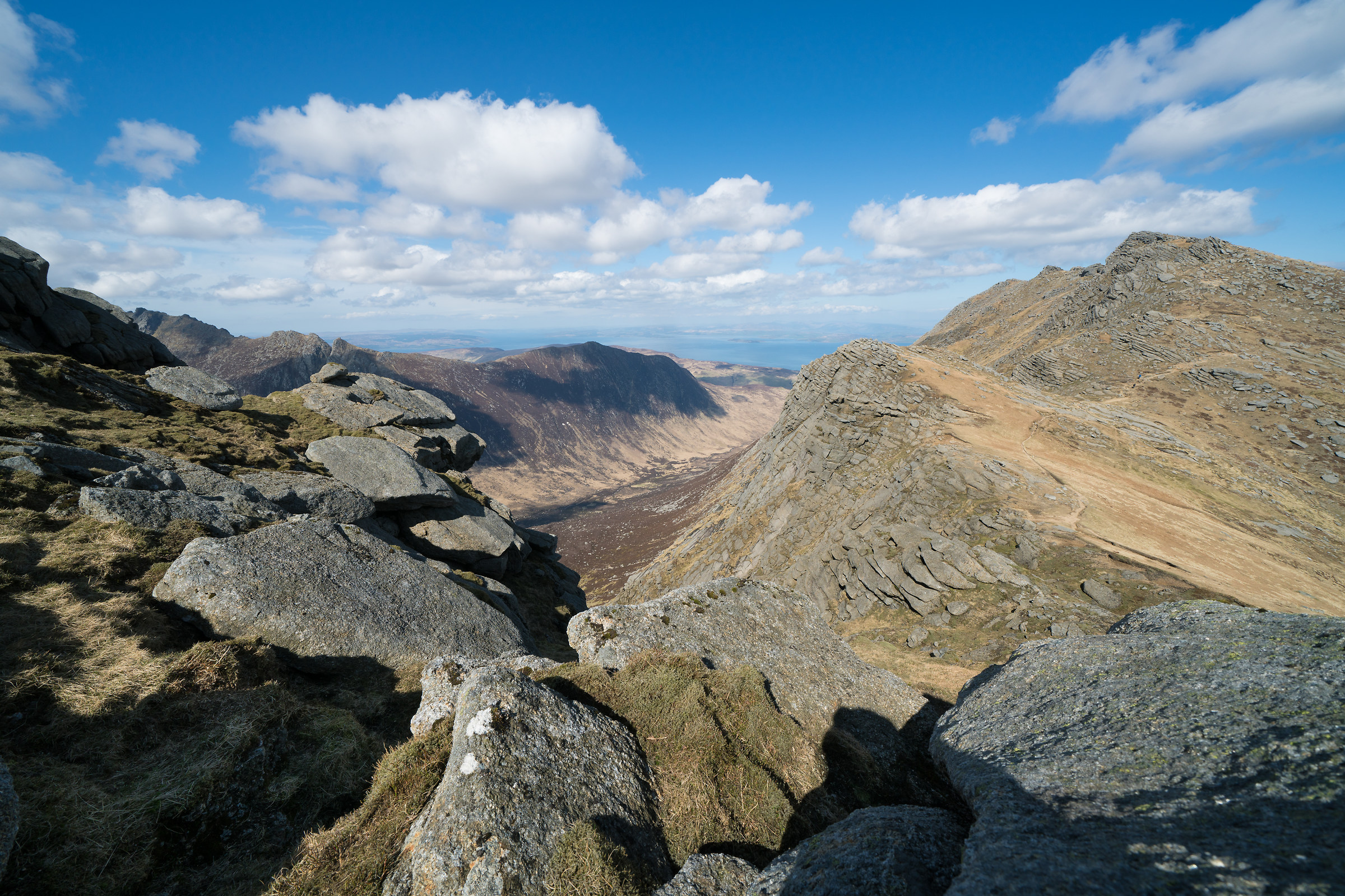 Walking on ridges of Arran 3