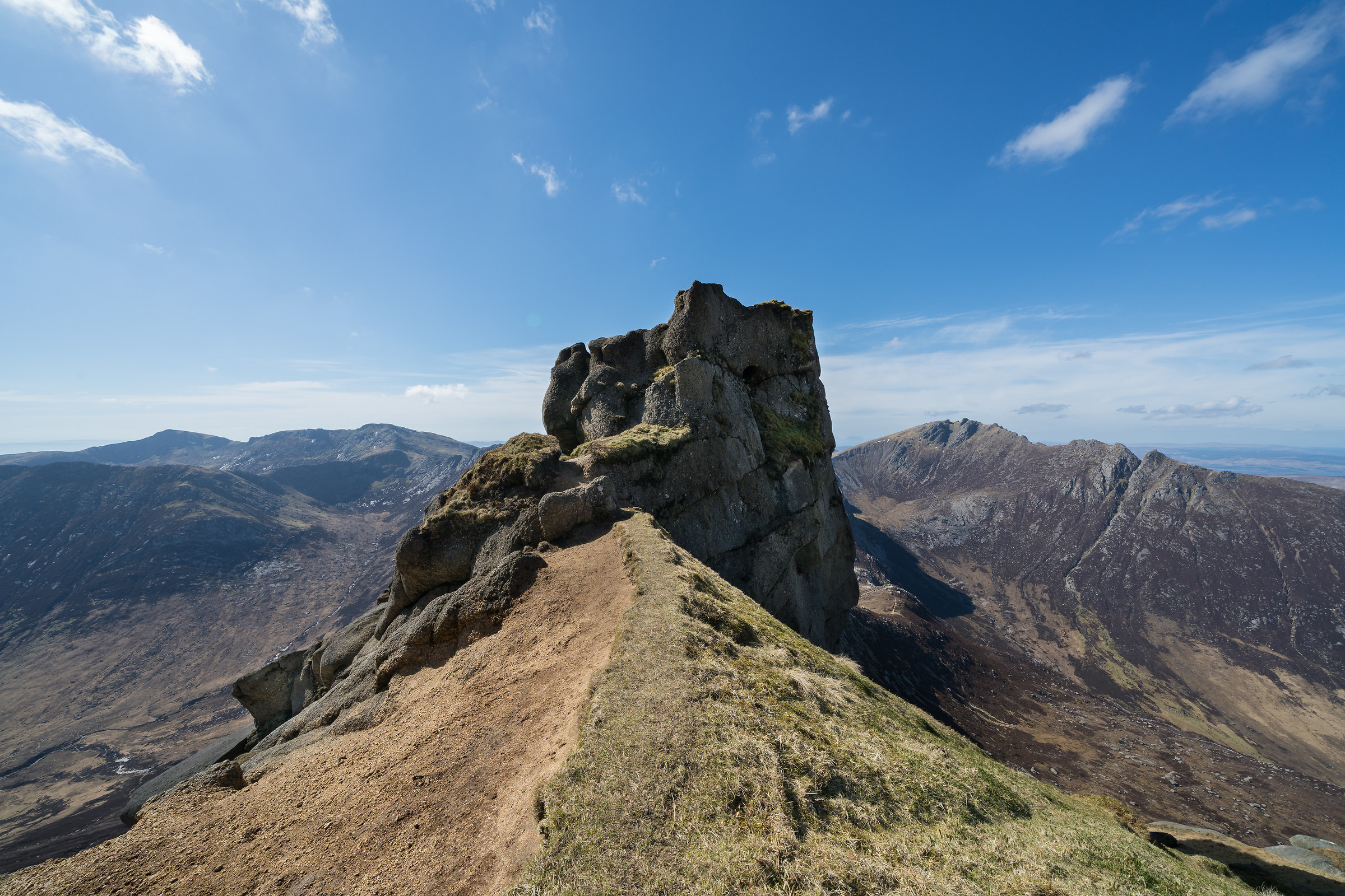 Walking on ridges of Arran 4