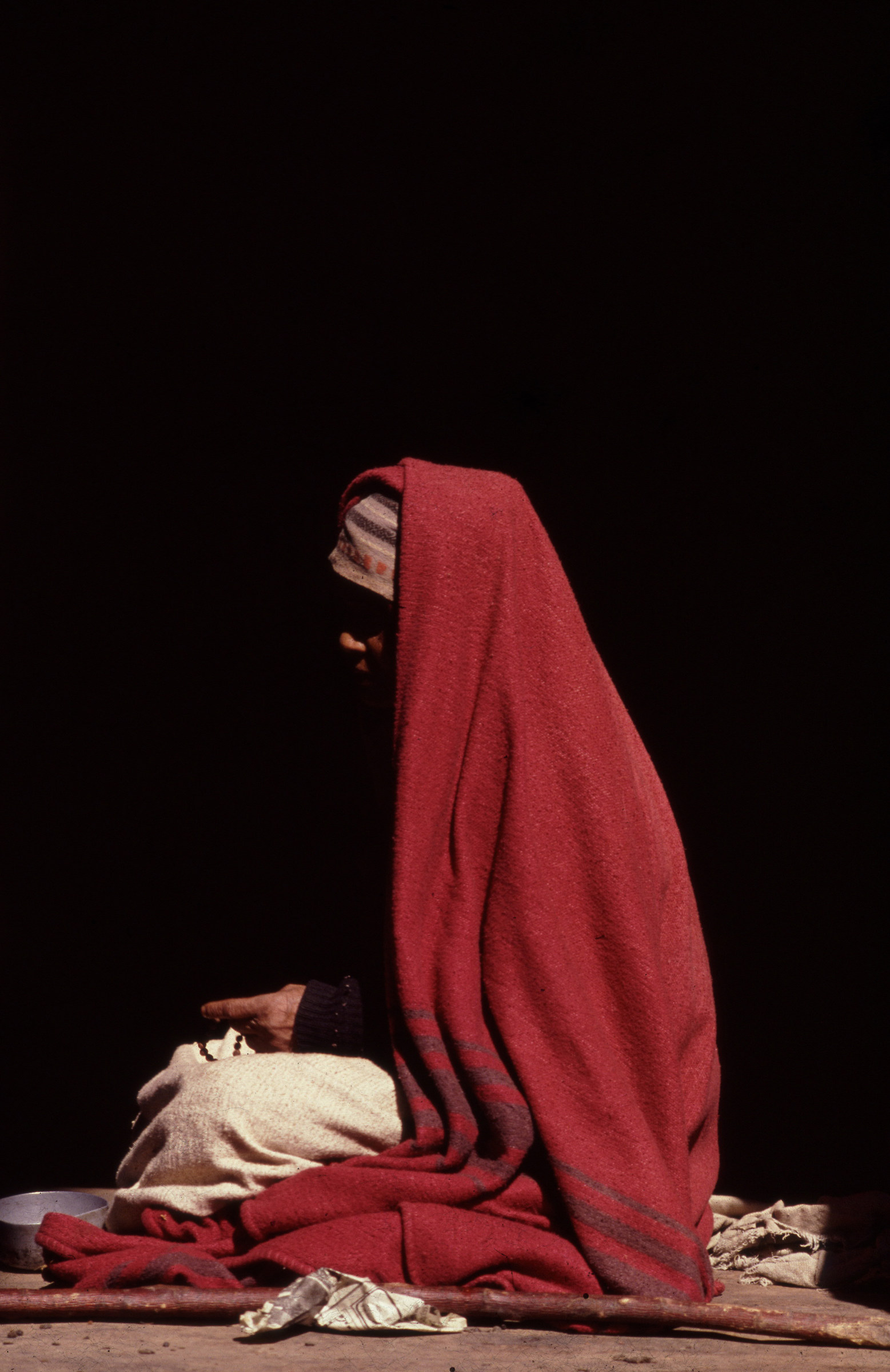 Kathmandu-Woman in red