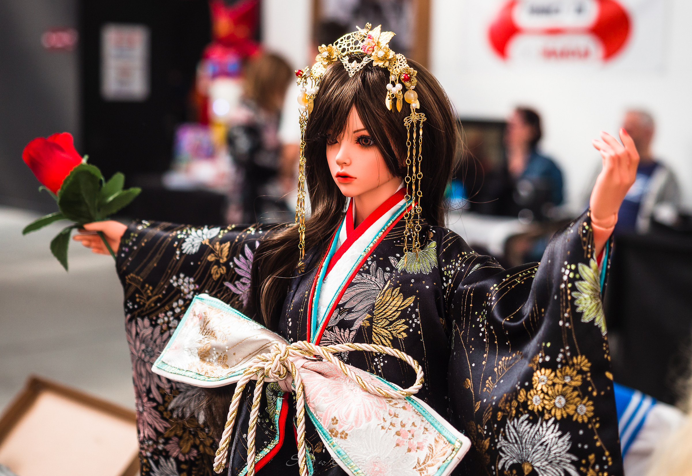 Beautiful manga girl