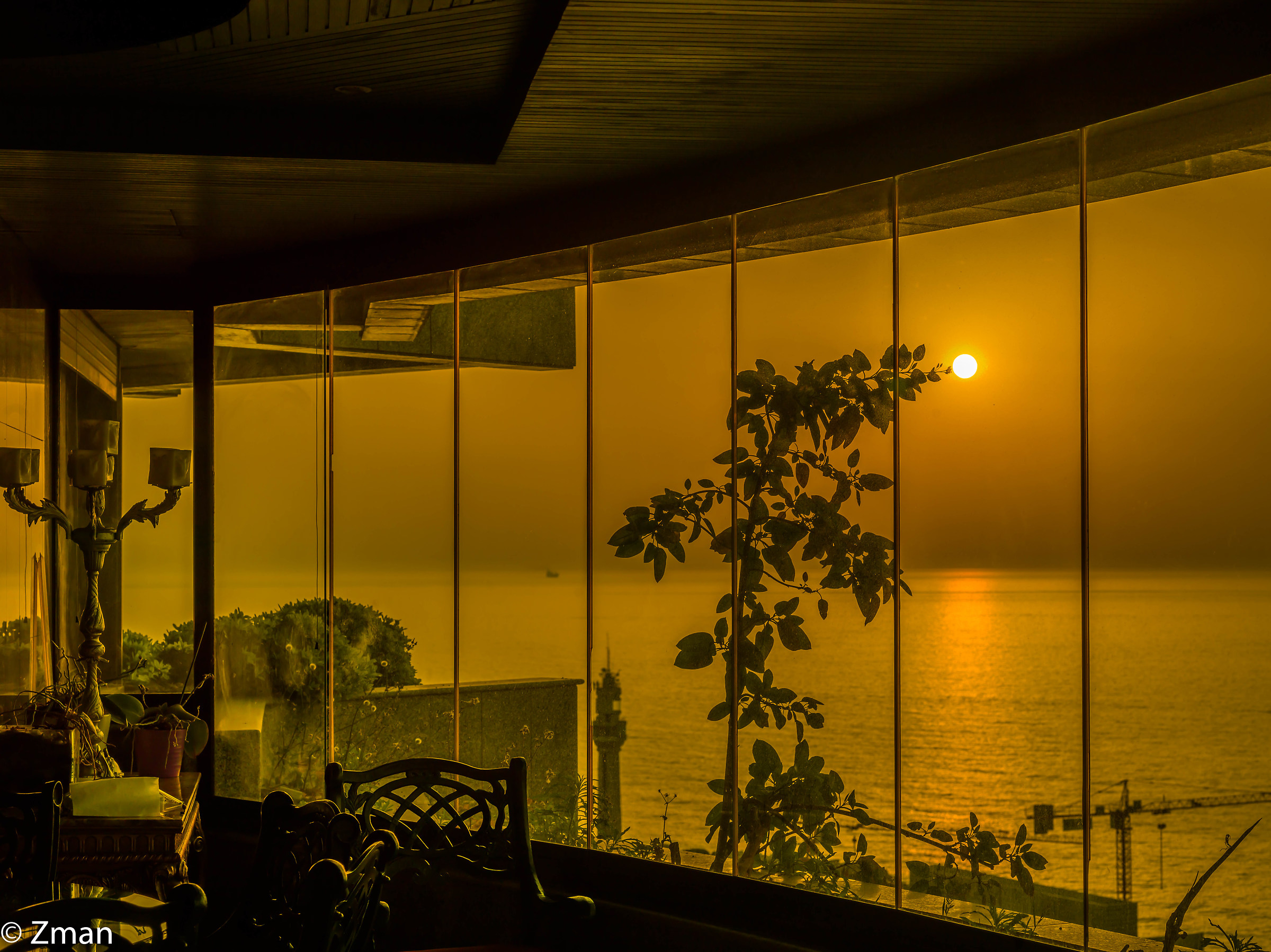 Tramonto dal nostro balcone