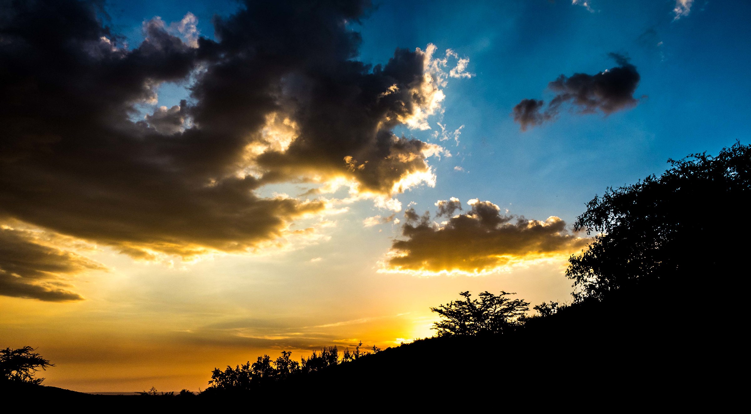 Sunset in the Maasai Mara