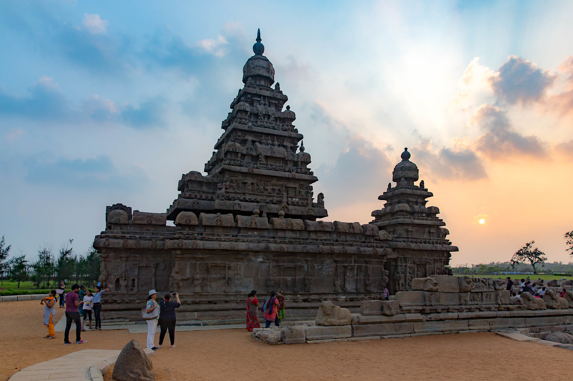 Mamallapuram, Tamil Nadu - Tempio sulla spiaggia