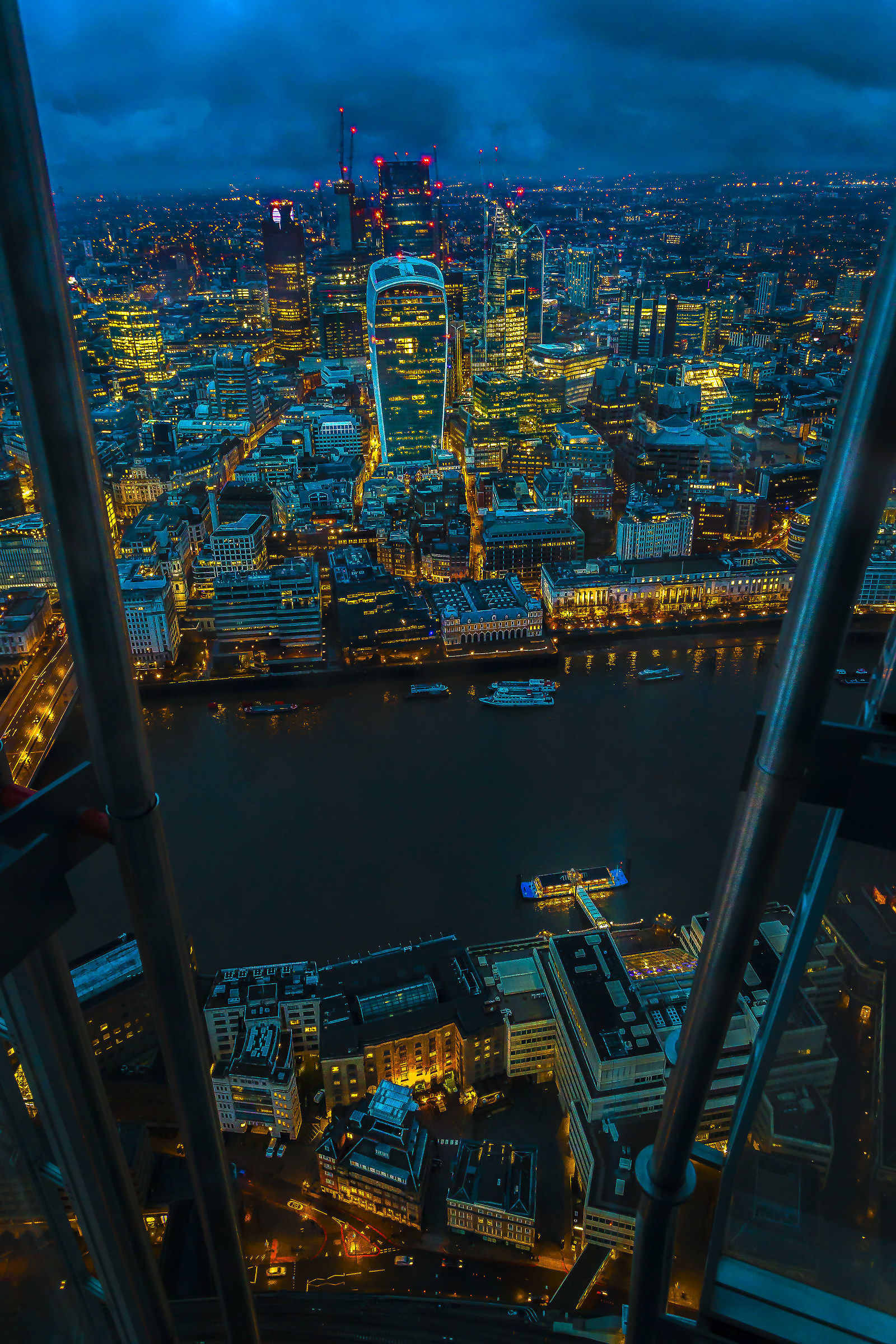 The view from the Shard