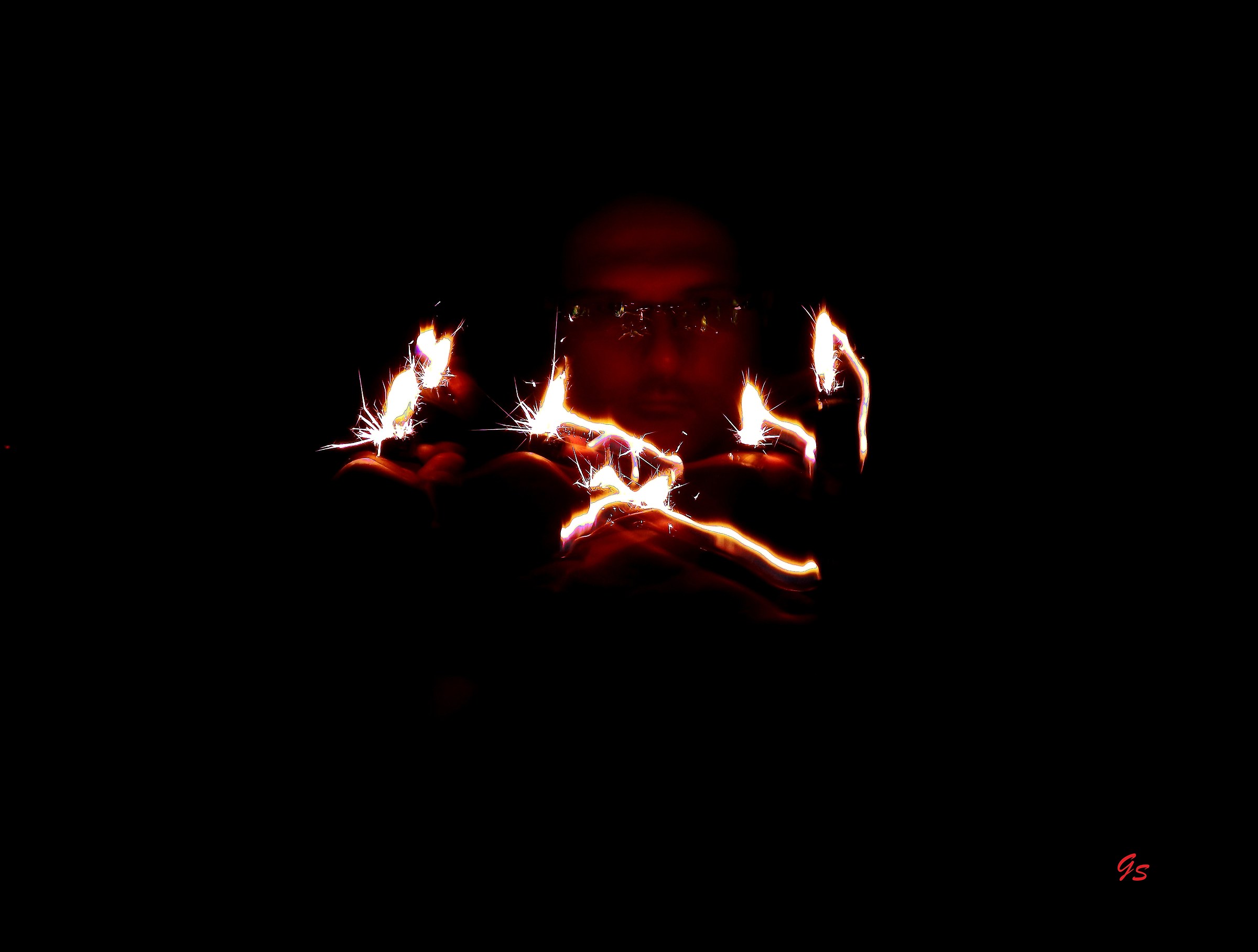 Fire Experiment-Self-portrait