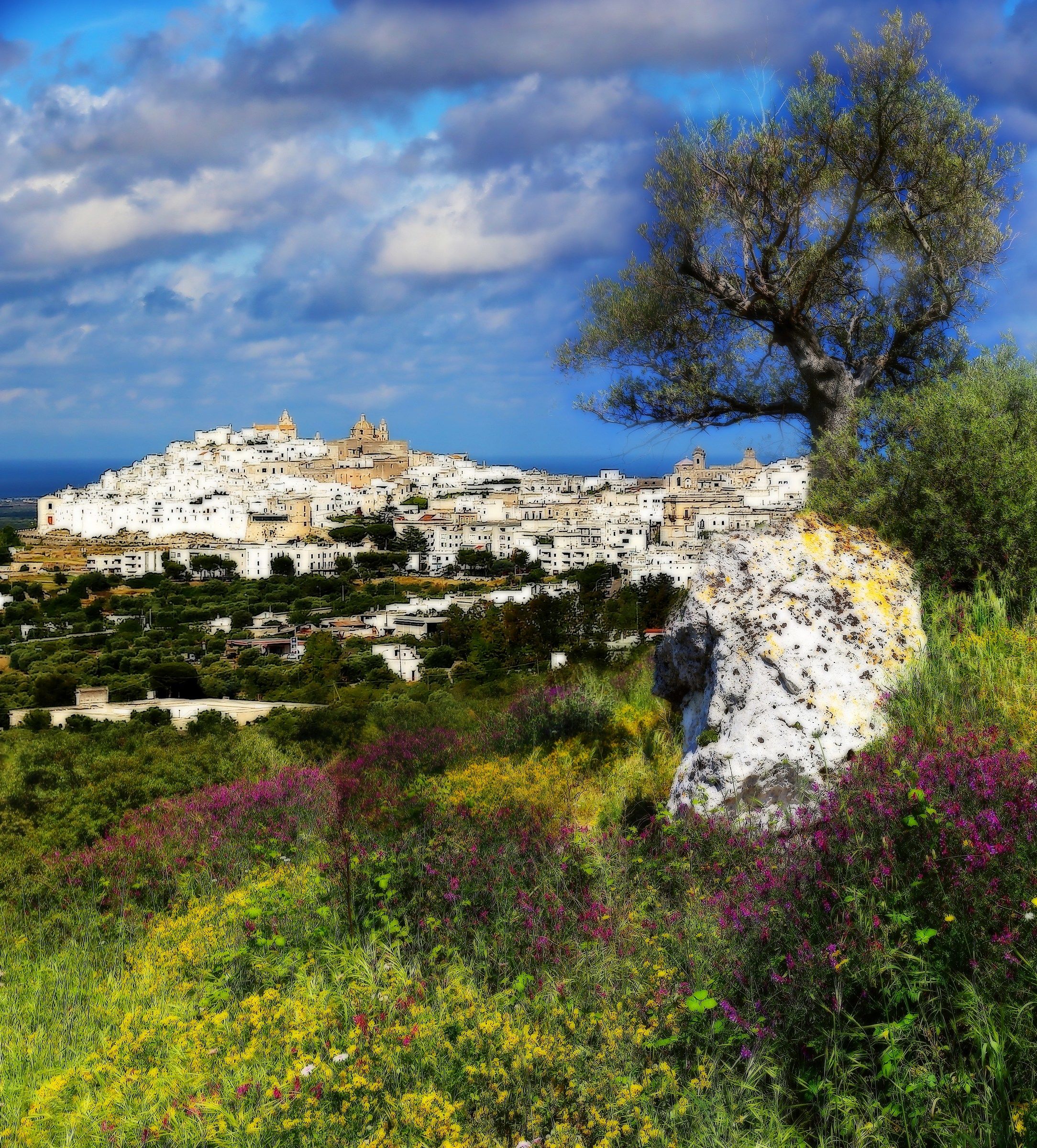 Ostuni from the hills