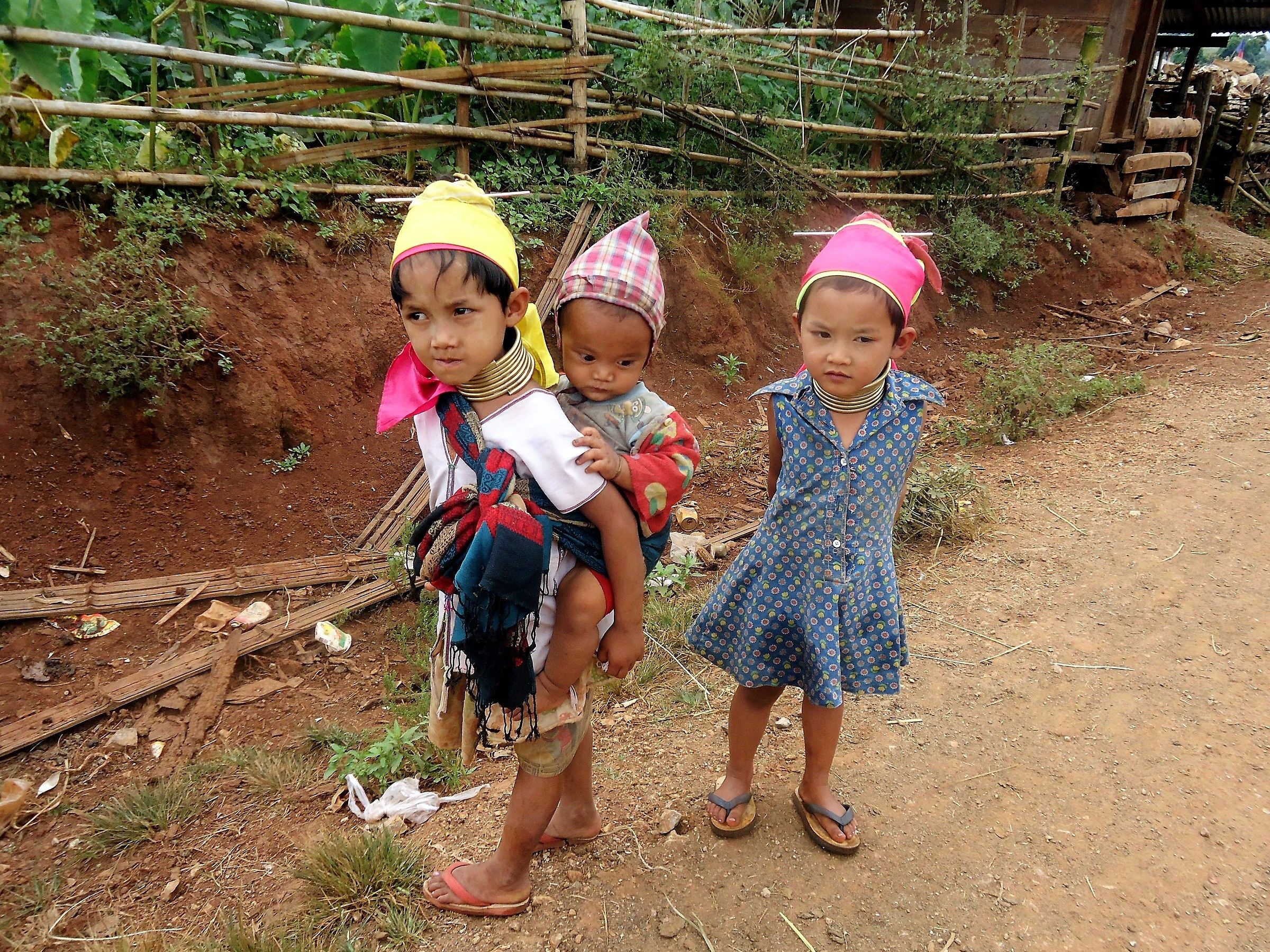 A walk with the baby brother