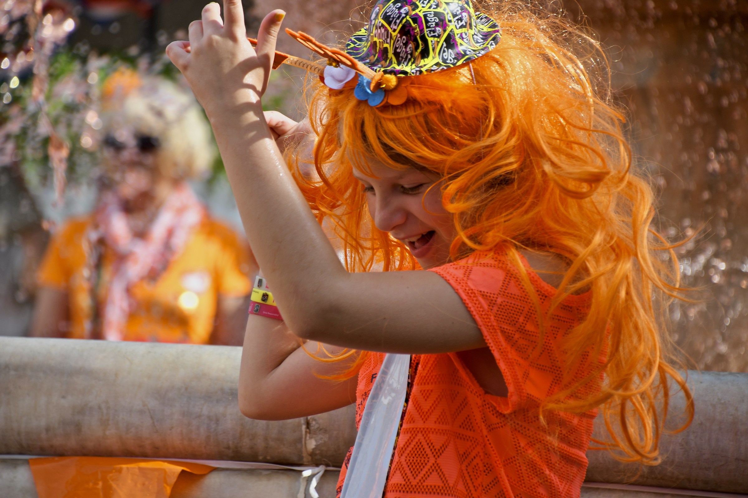 Everything was orange.....