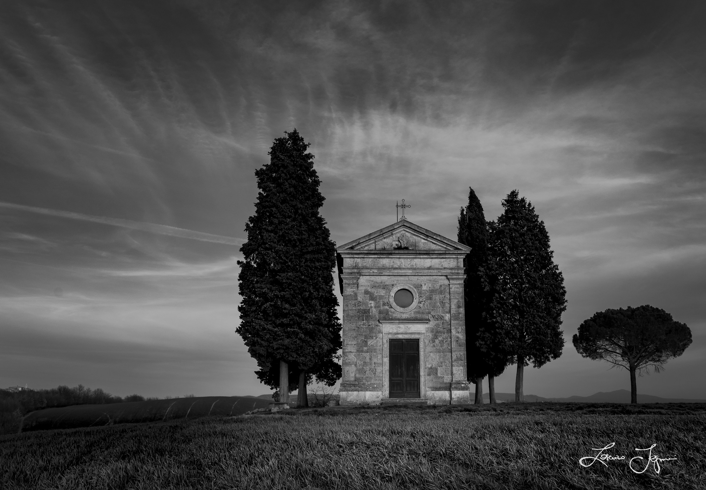 preghiera al tramonto