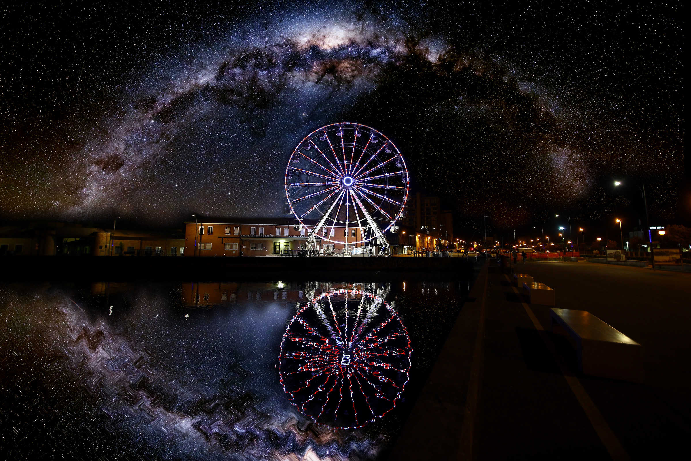 Visione della milky way