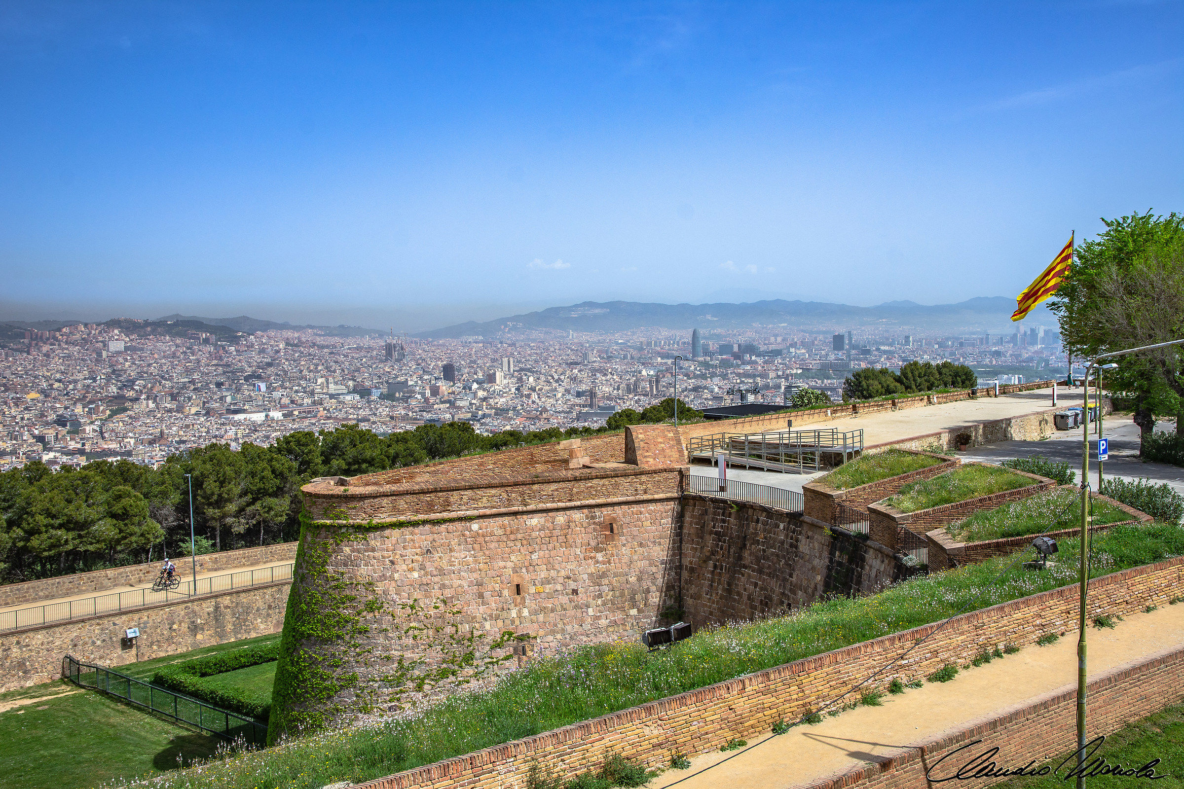 Vista dal Castell de Montjuïc