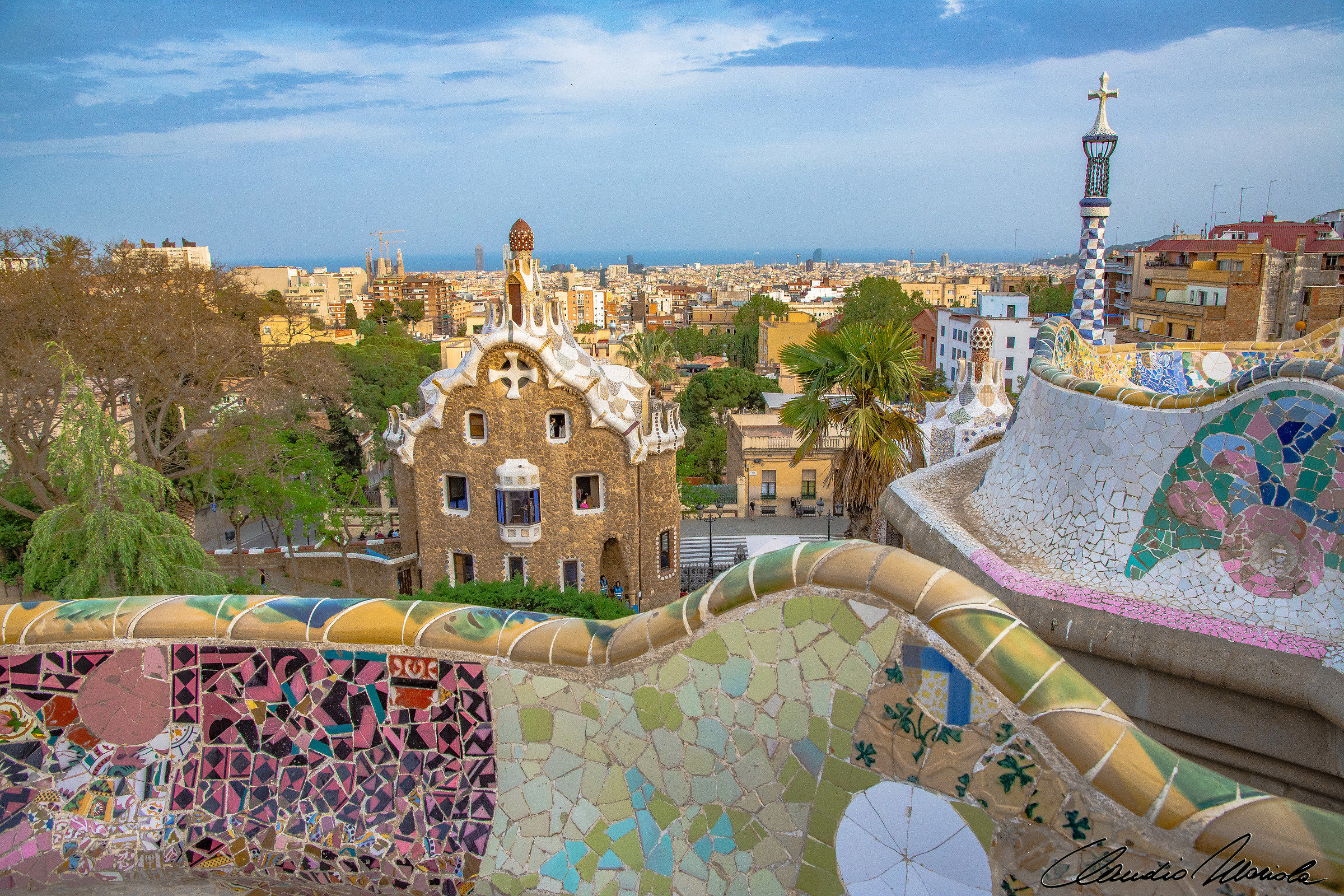 Panoramica da Park Güell