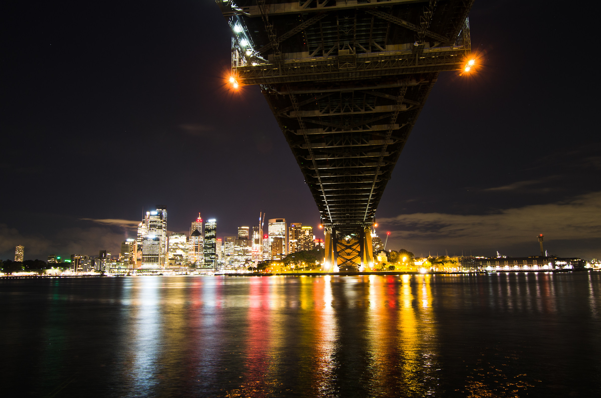 Under Sydney Harbour Bridge