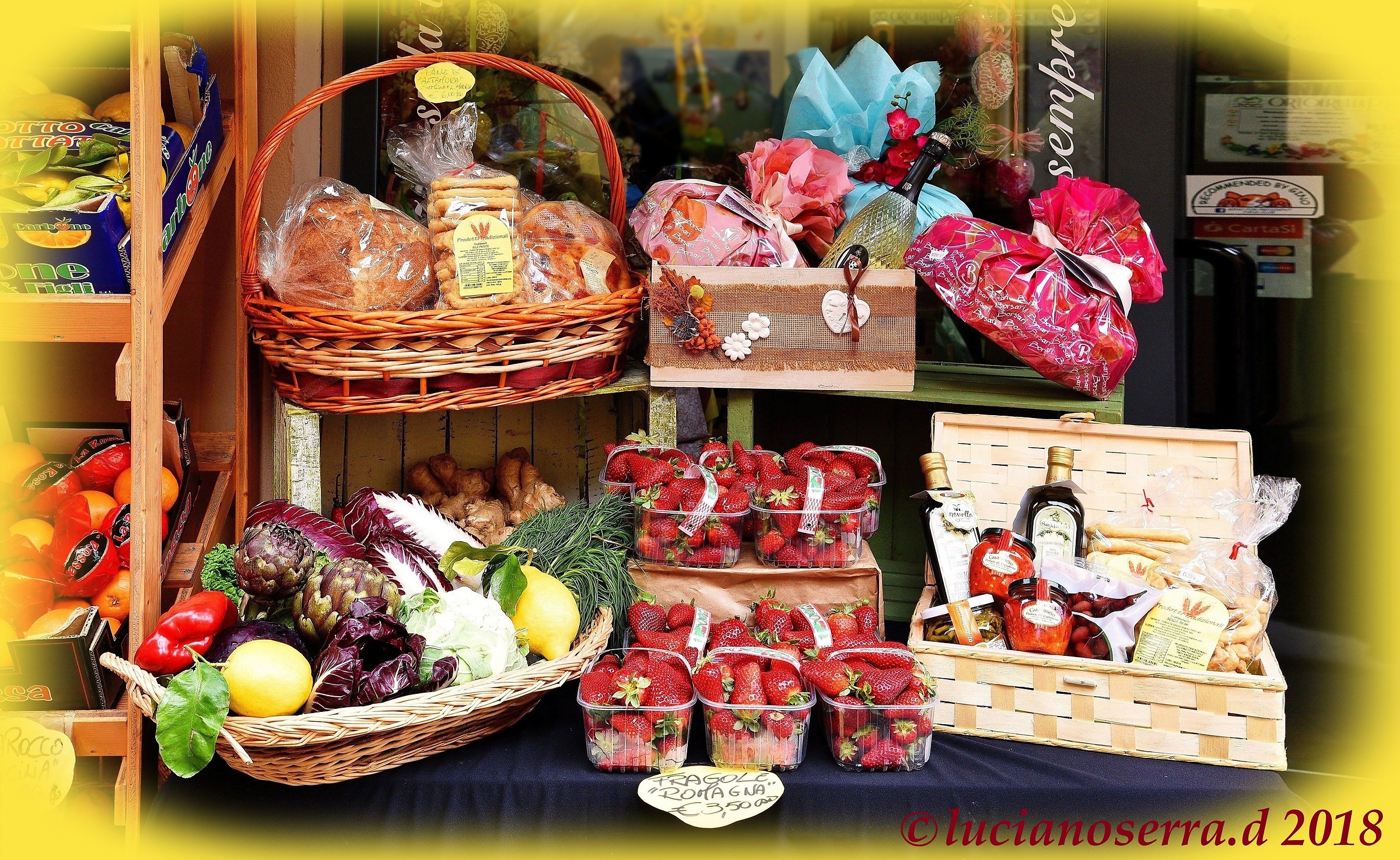 An inviting and appetizing display case