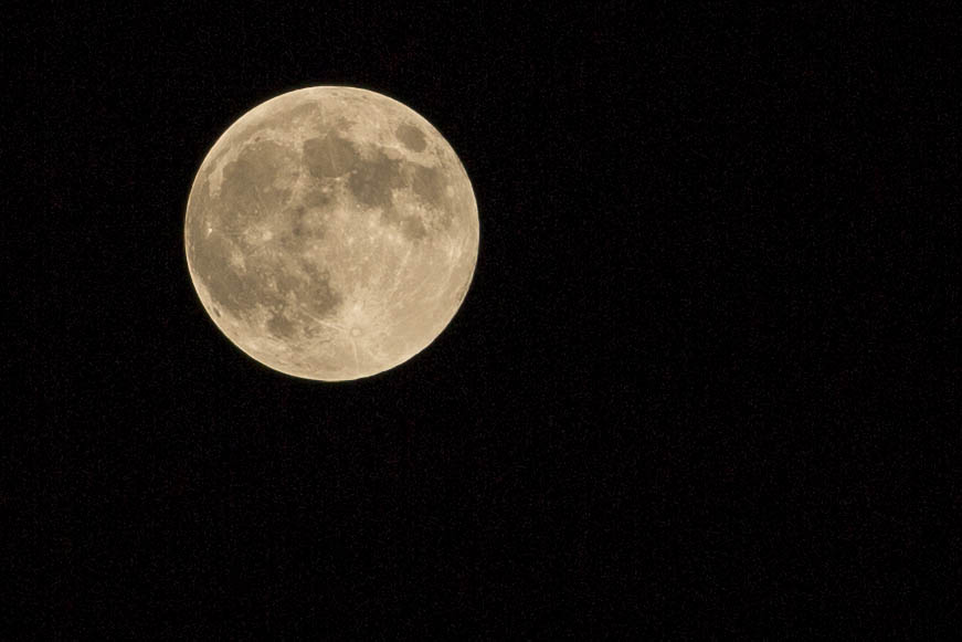 ... and knocked on the Moon