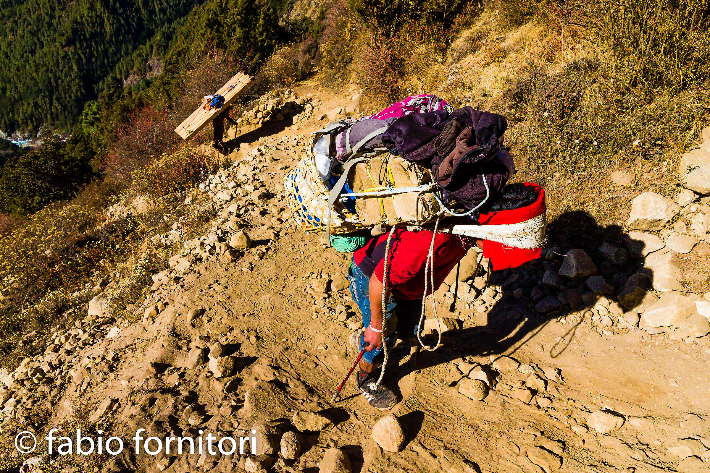 Sherpa in Sagarmatha National Park Nepal 2017