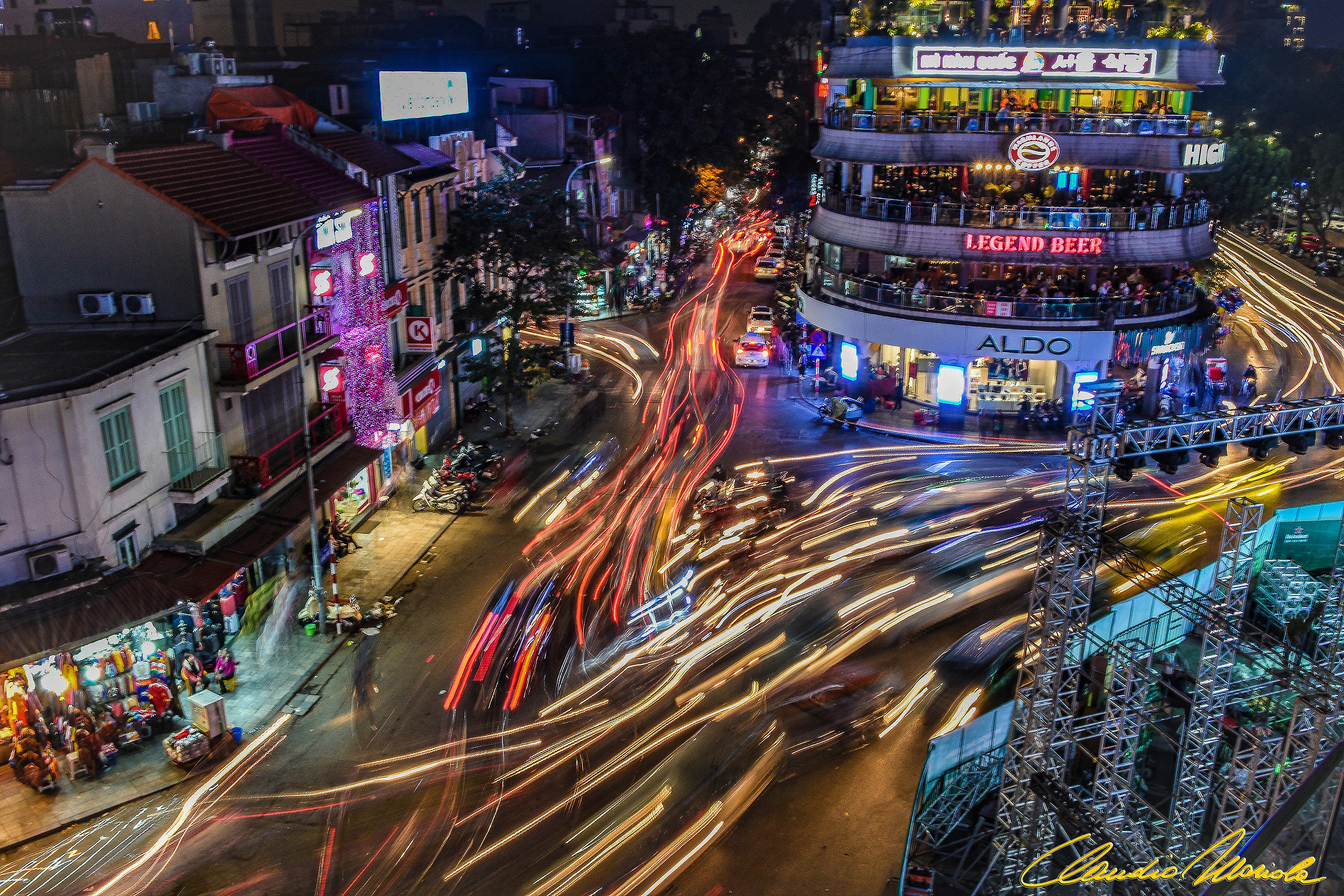 Traffic in Hanoi Old Quarter