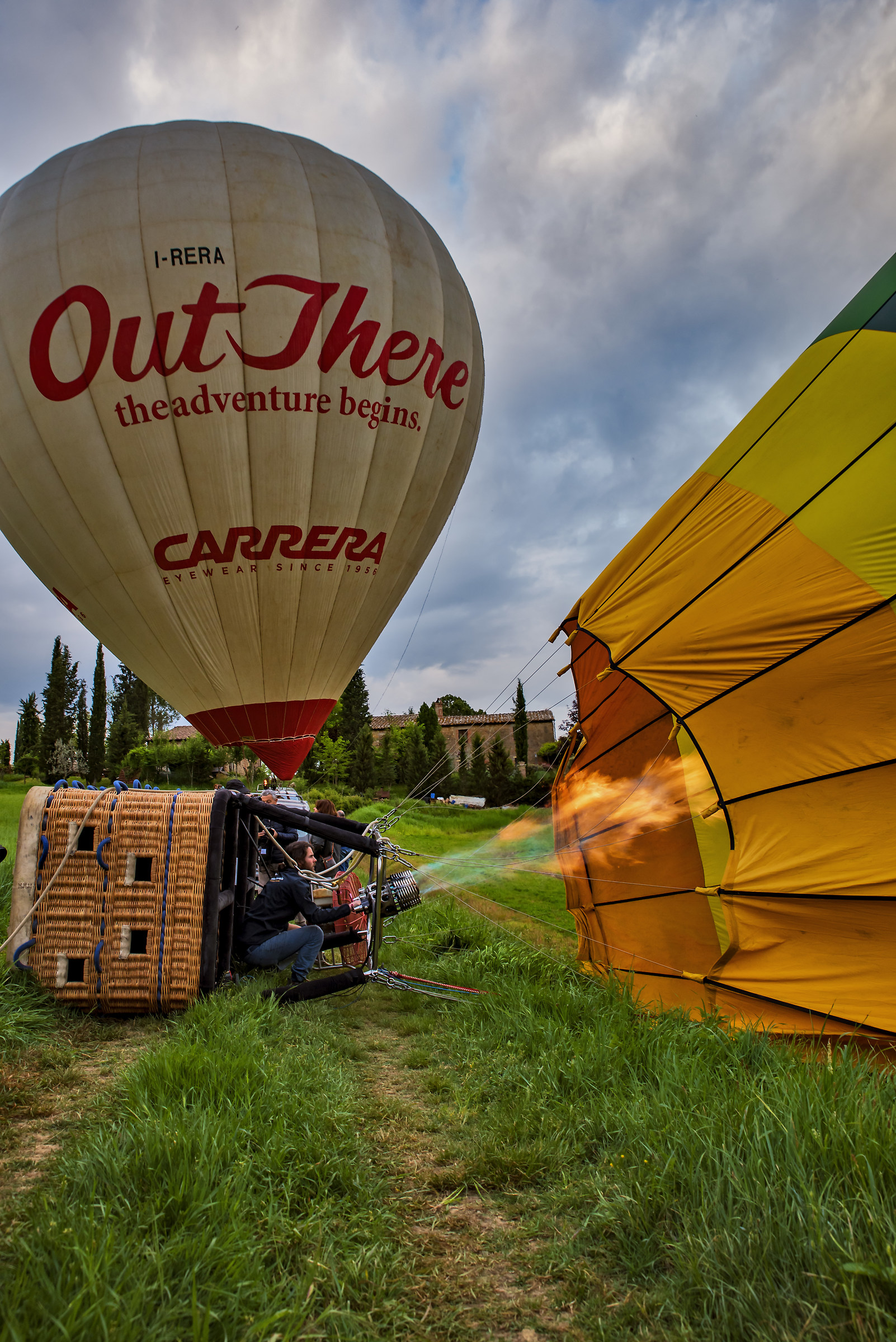 Hot air balloon ride