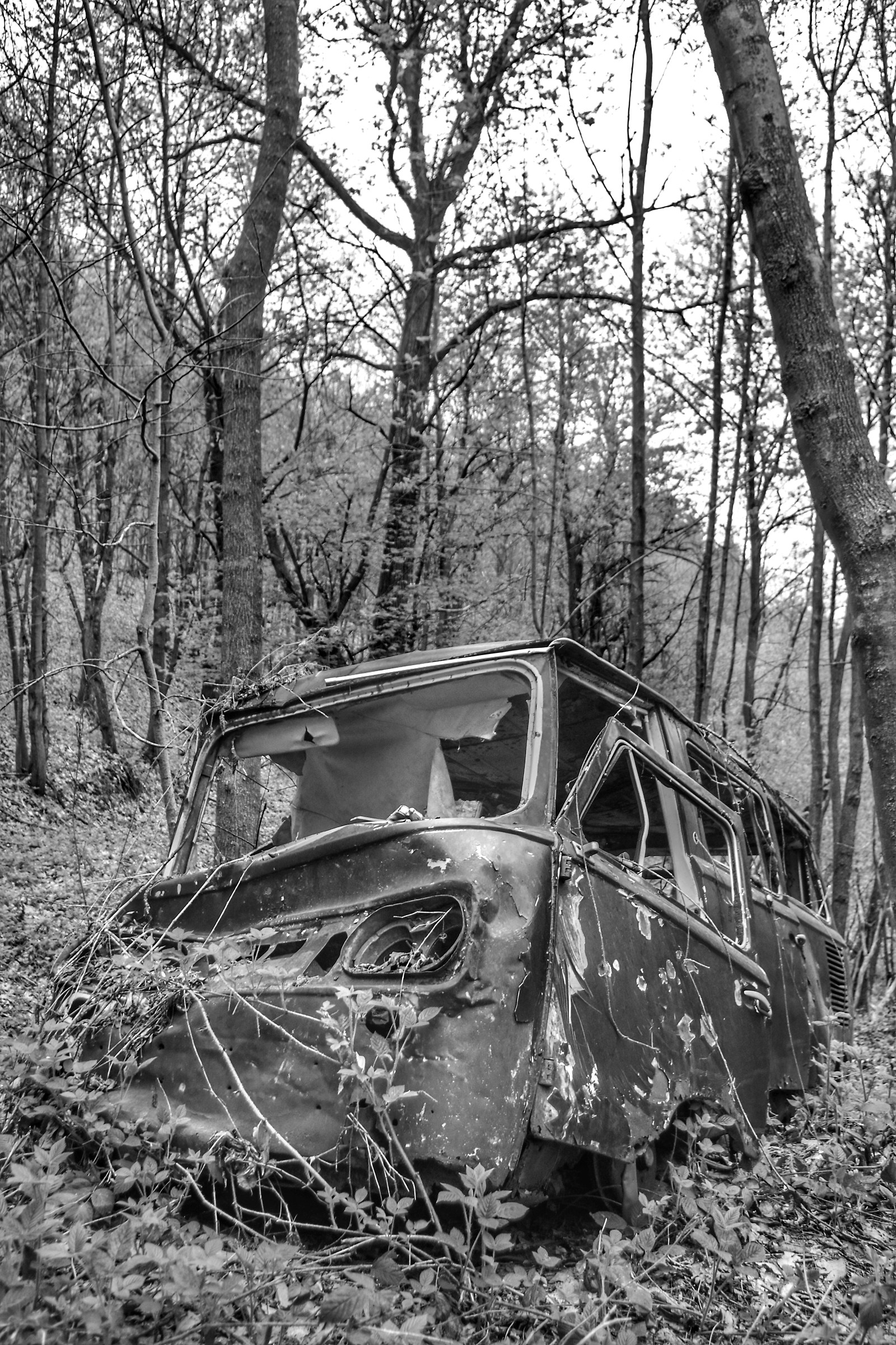 Rottame  abbandonato