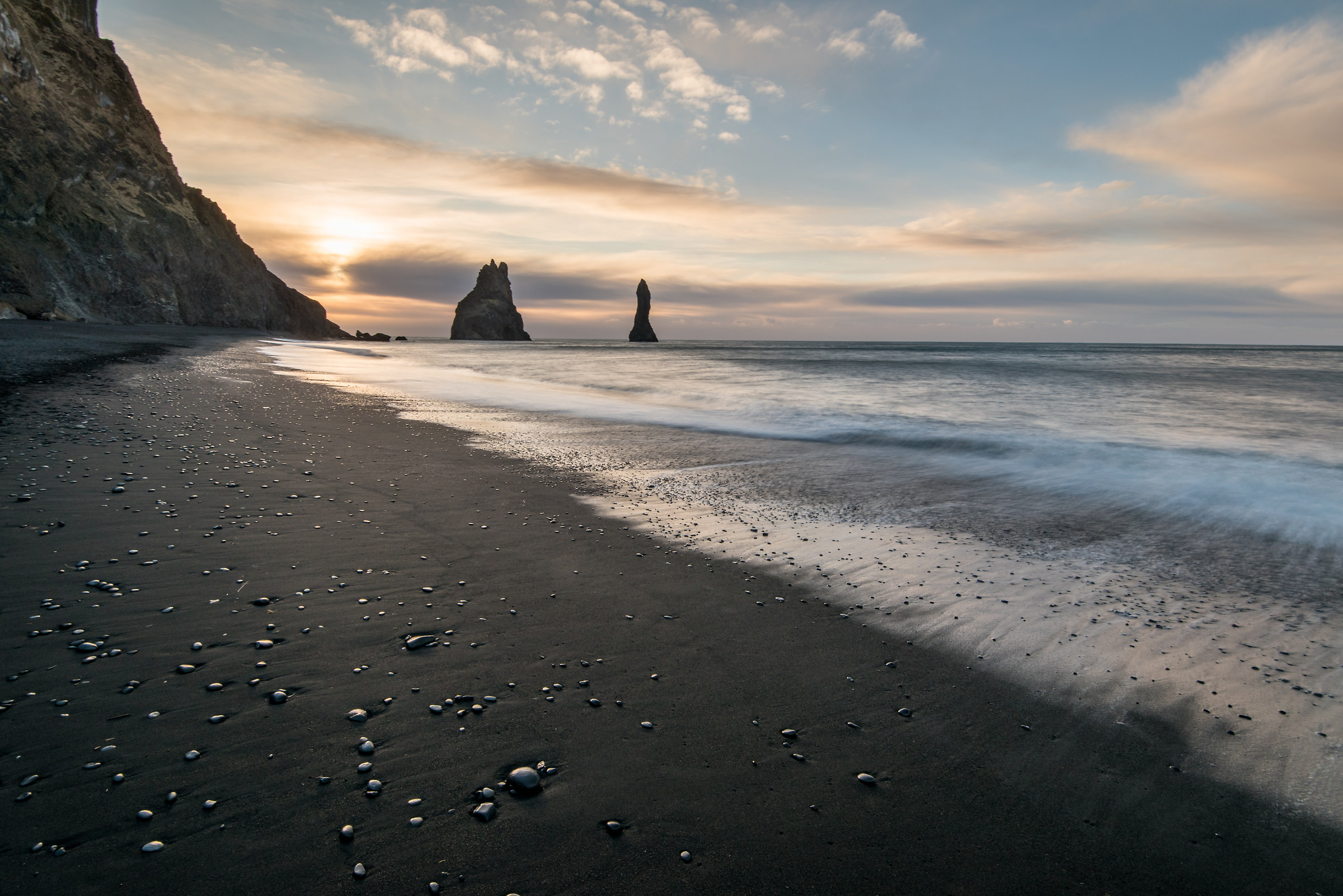 Black sand beach Iceland-Vik
