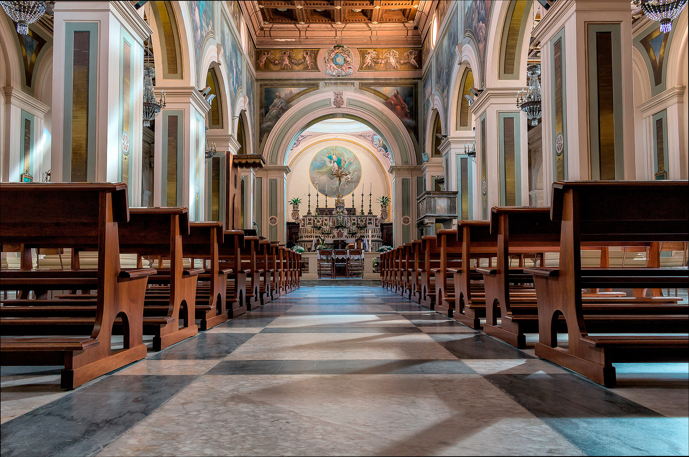 Interior of the Cathedral of Saint Anastasia!