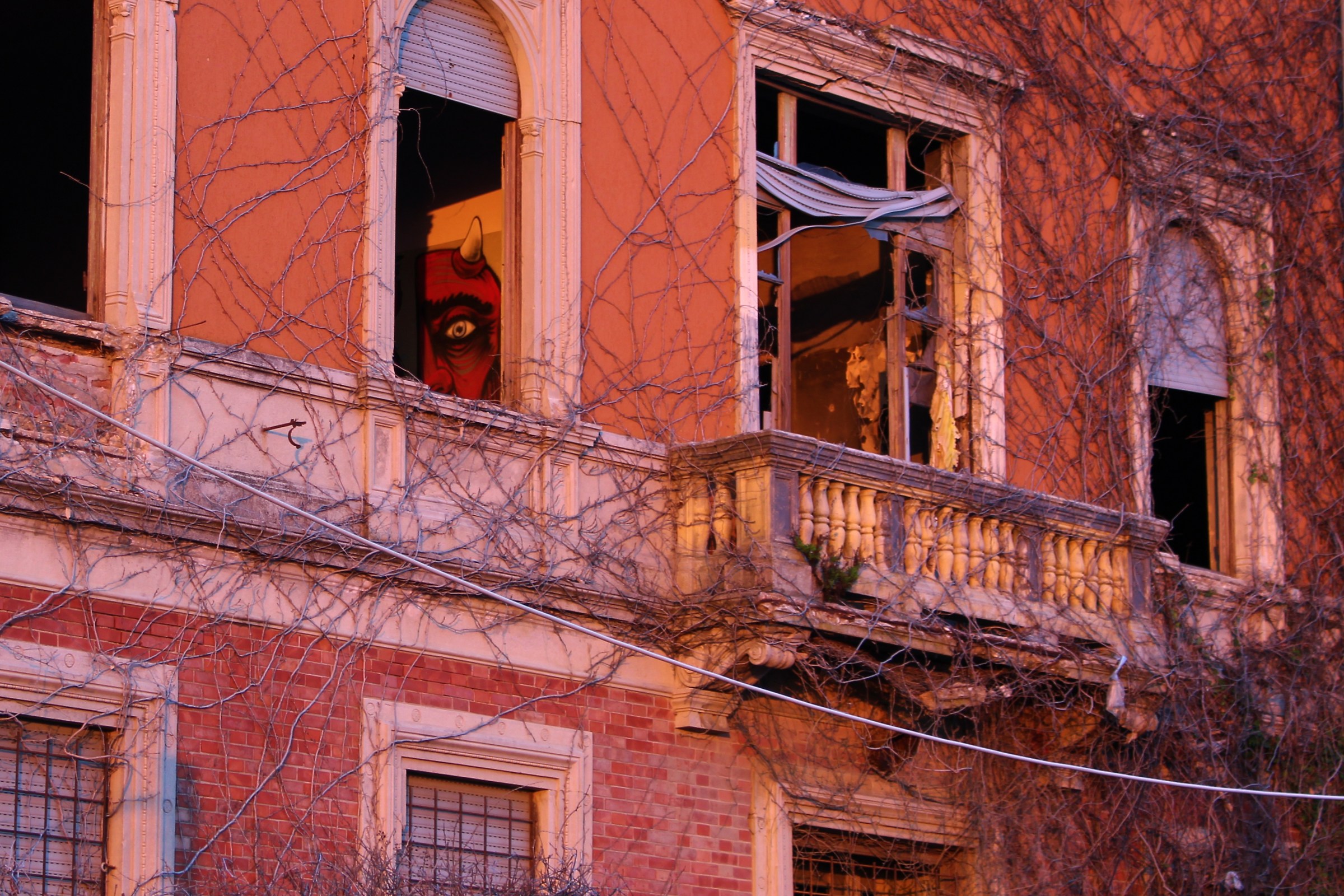 the devil watches us