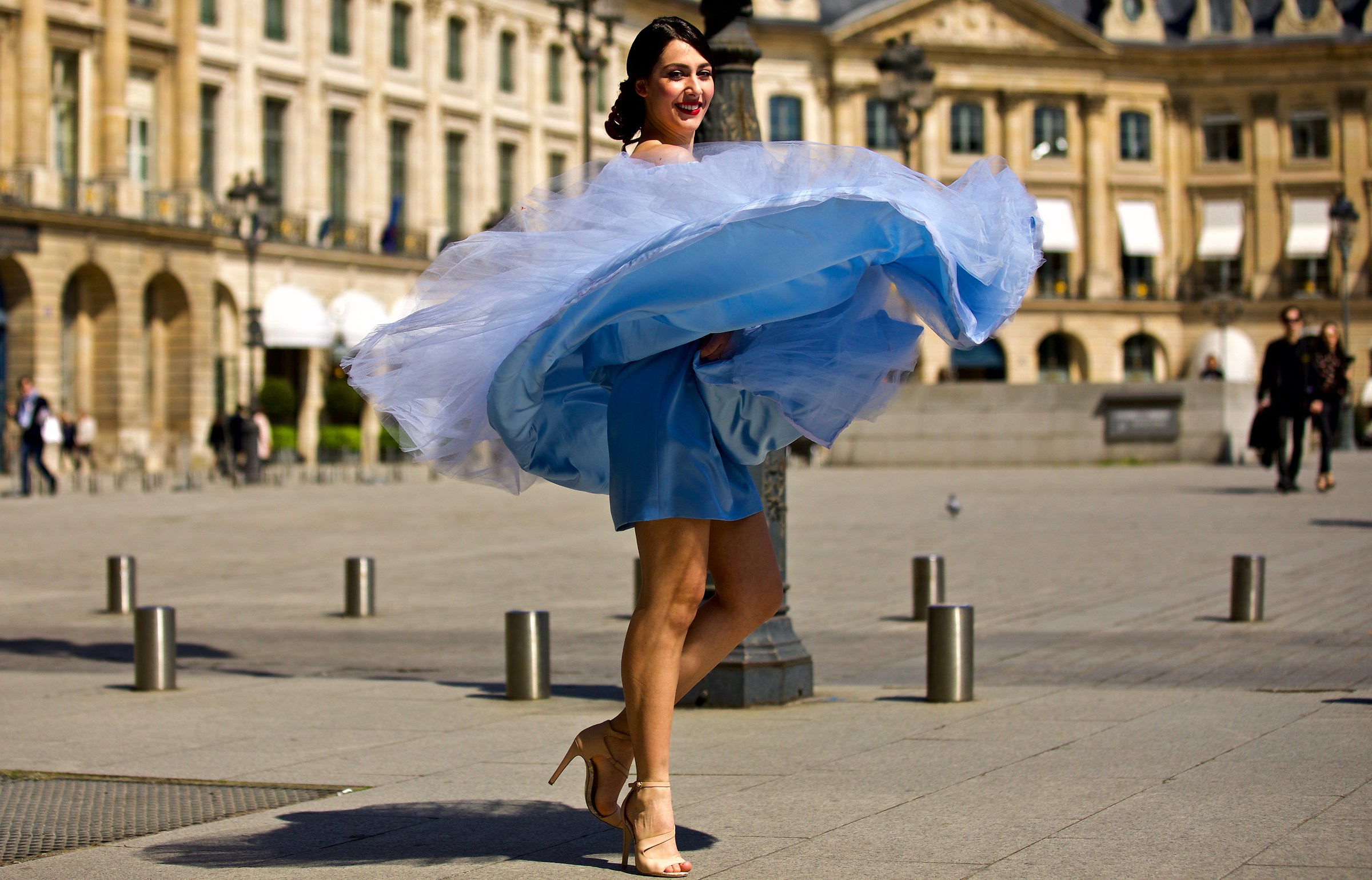 Spin of azure. Paris Collection