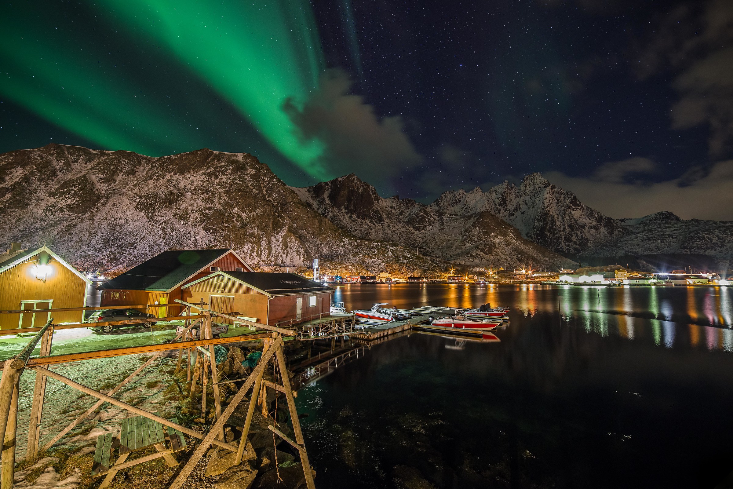 Aurora Boreale a Ballstad - Northern Lights in Ballstad