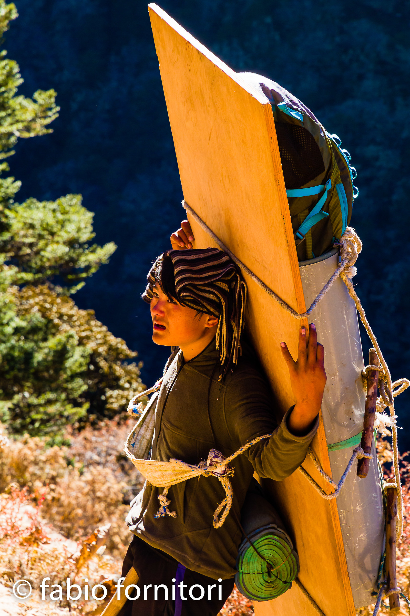 Young Sherpa in Sagarmatha National Park Nepal 2017