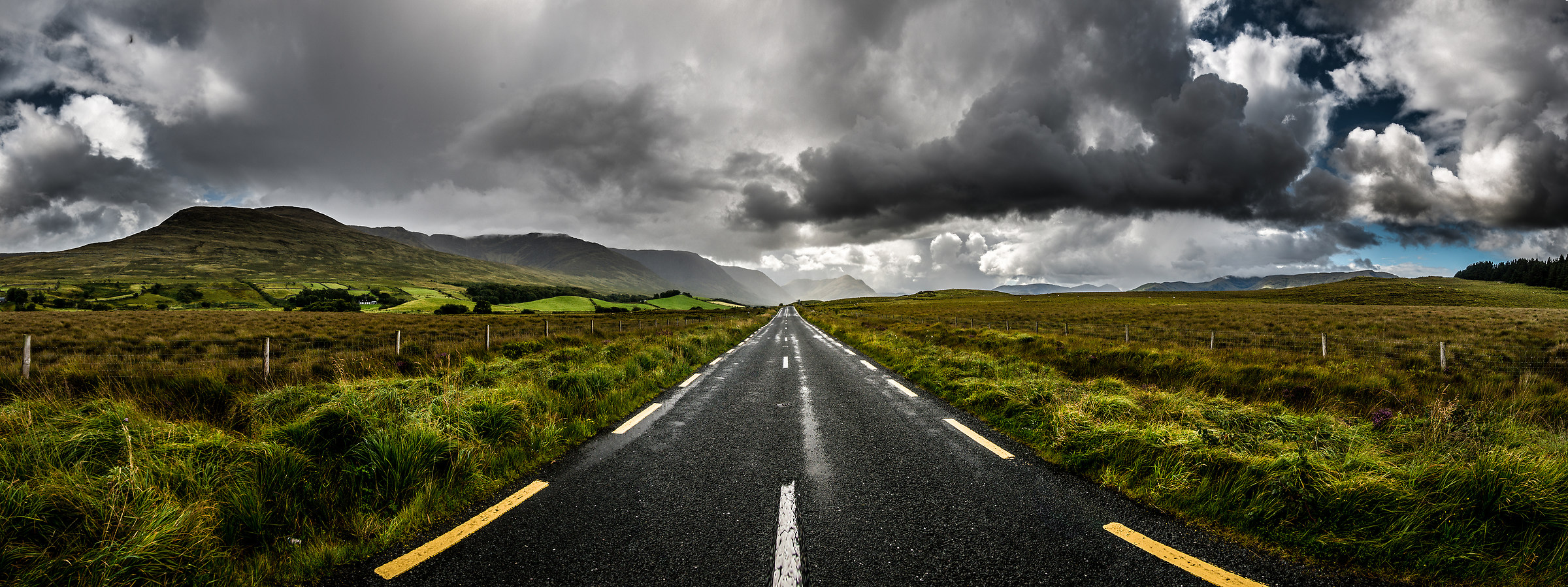 Lonely Street in Connemara