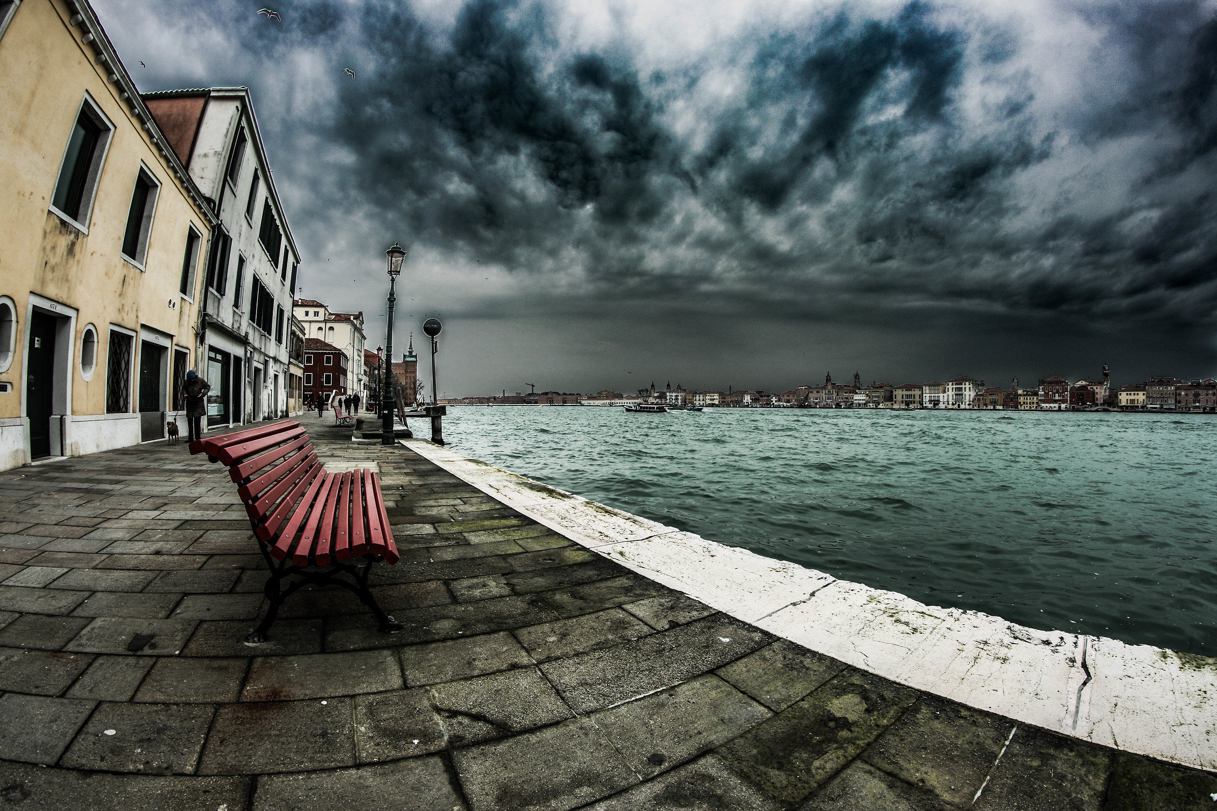 venezia con occhio di pesce
