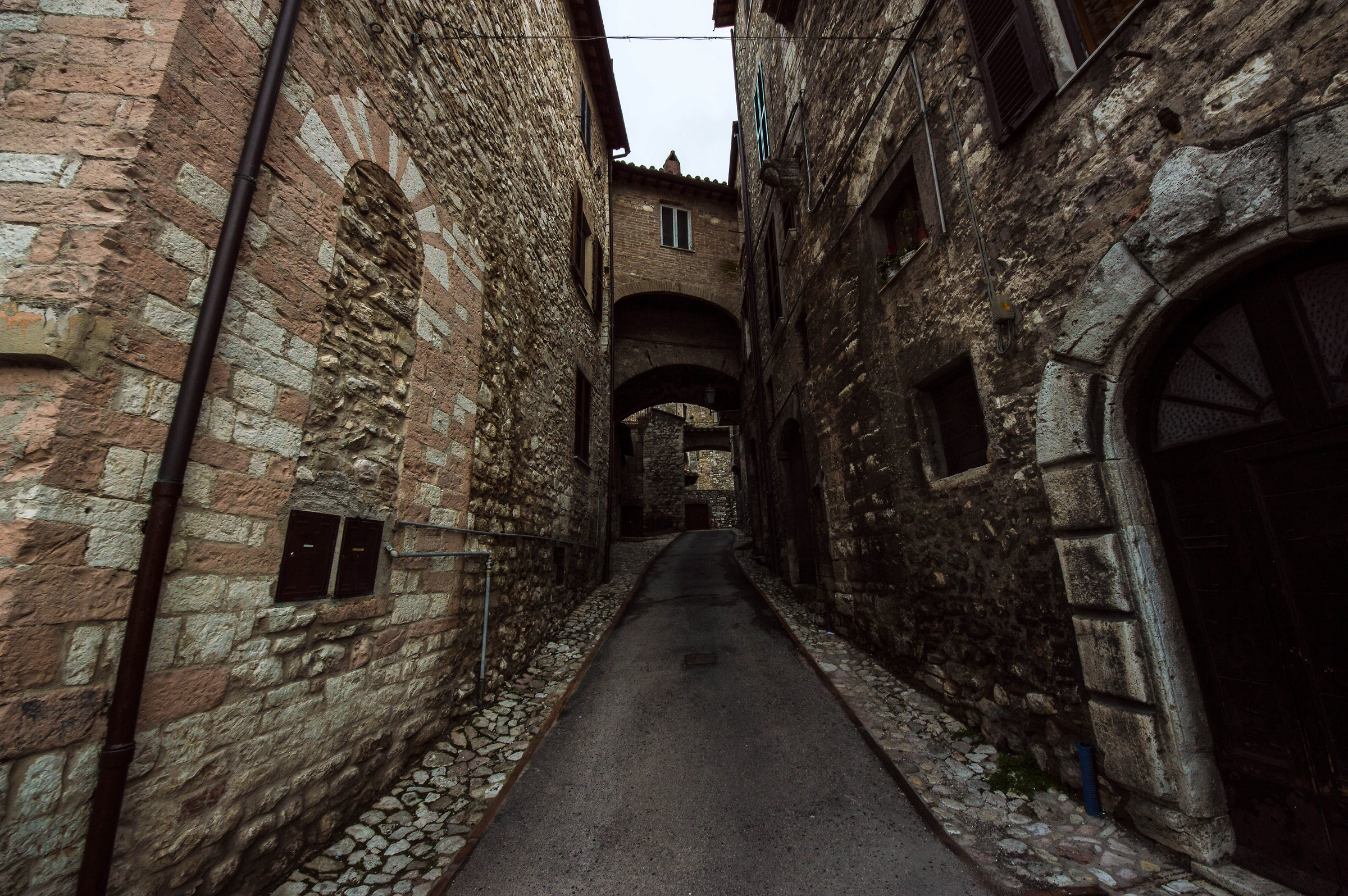 Narni, in the silence of a street