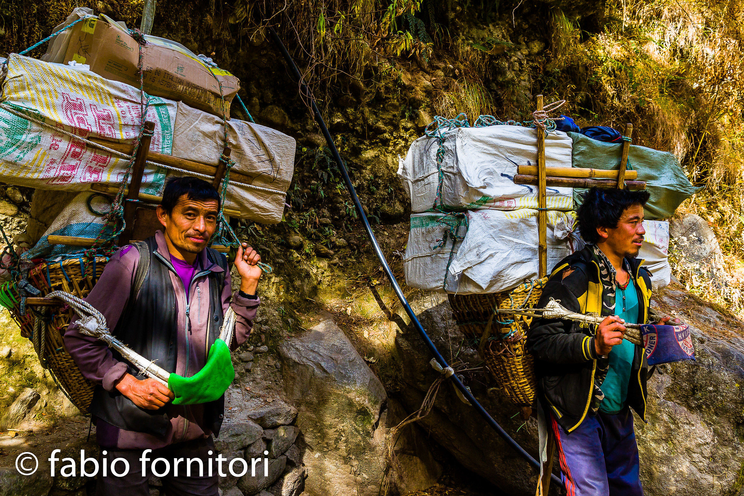 Sherpas in Sagarmatha National Park Nepal 2017