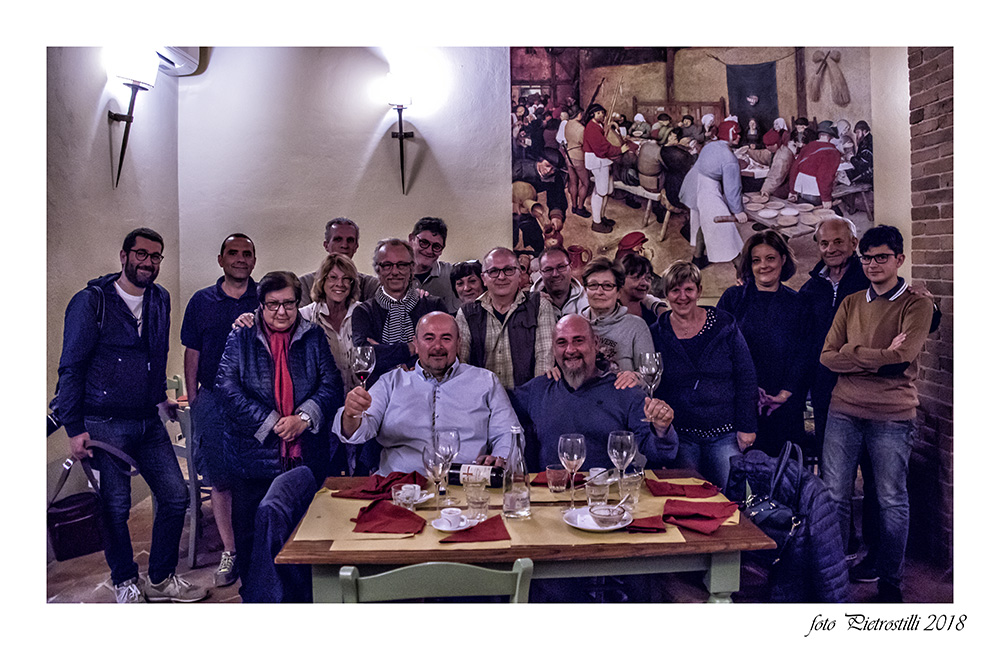 Foto di gruppo Raduno in Val D'Orcia
