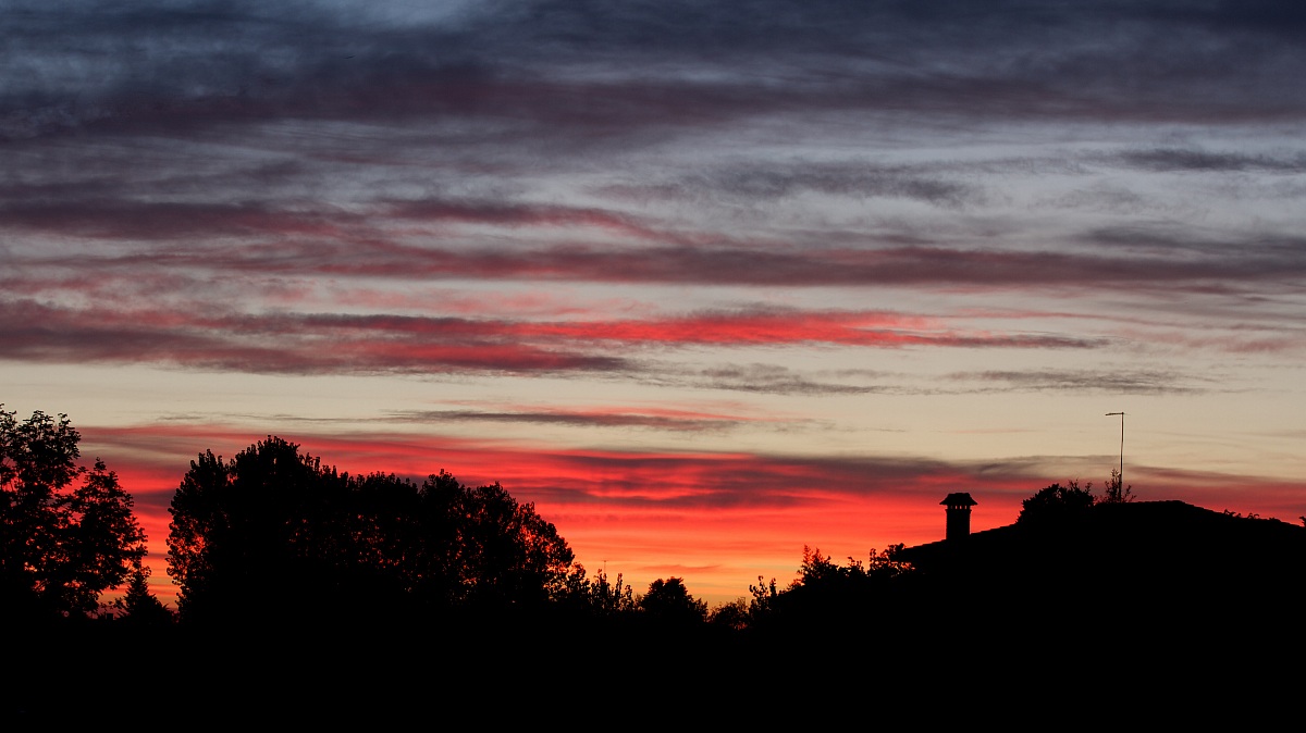 ..tramonto regalato davanti a casa..