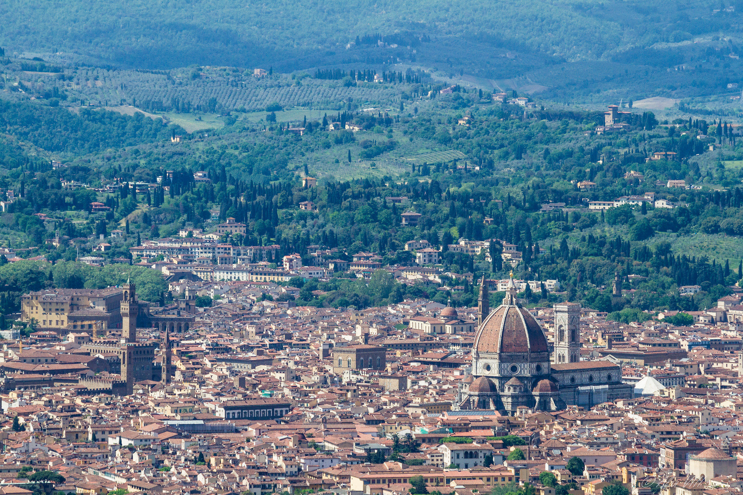 View from the great Cecero (Monte Ceceri)