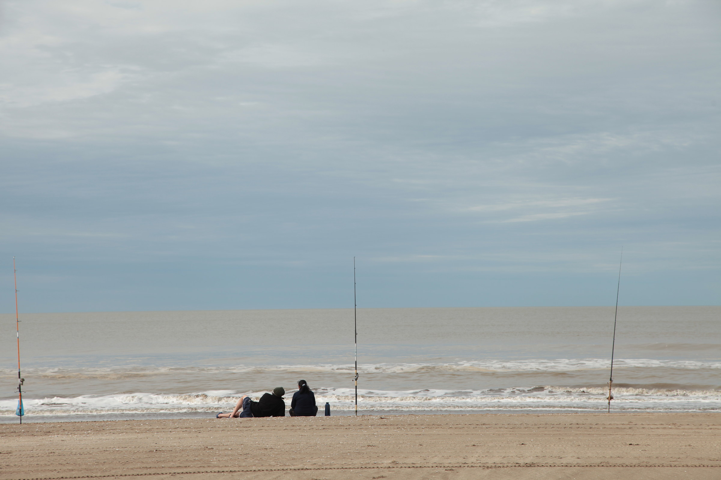 Waiting for the fishes