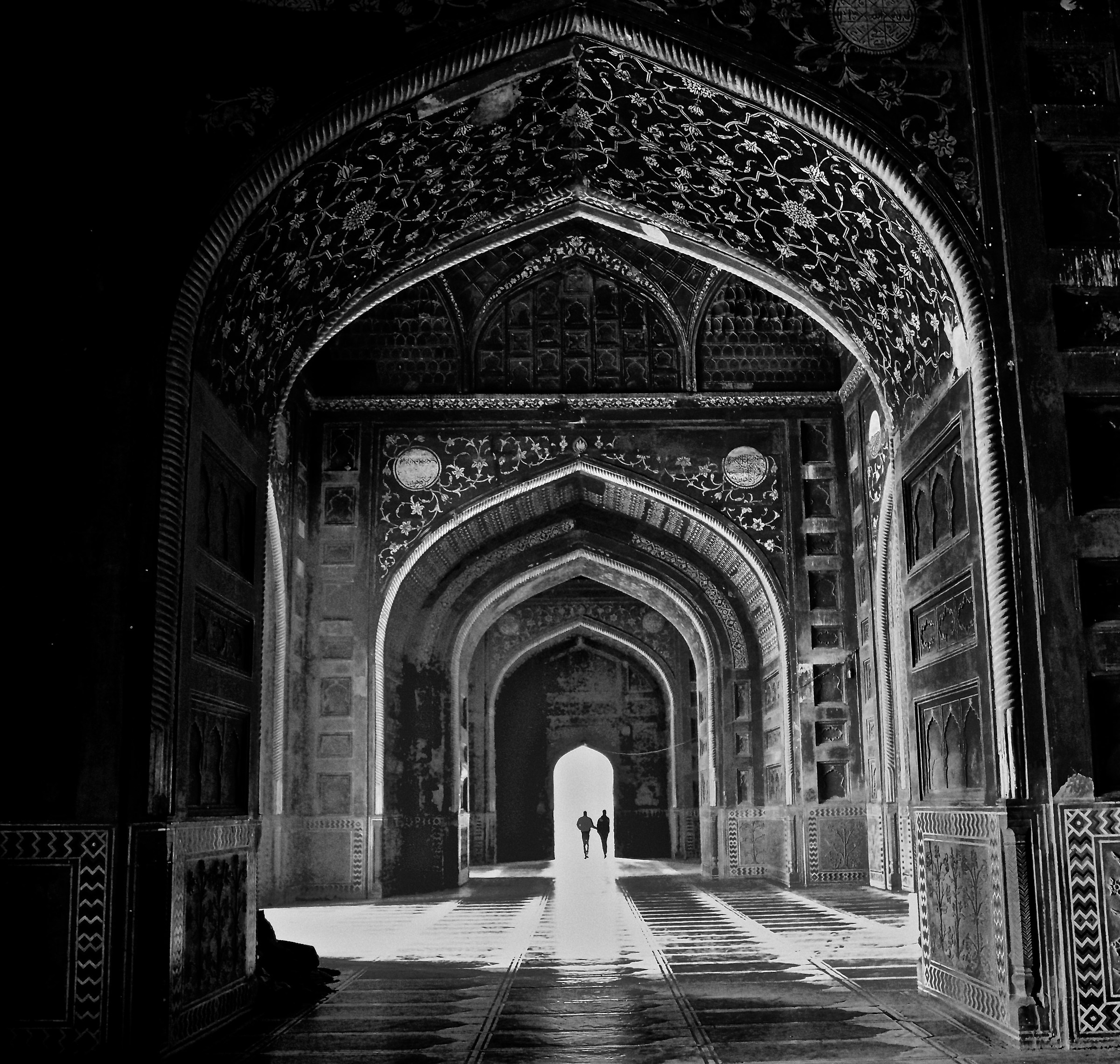 Silhouette of couple