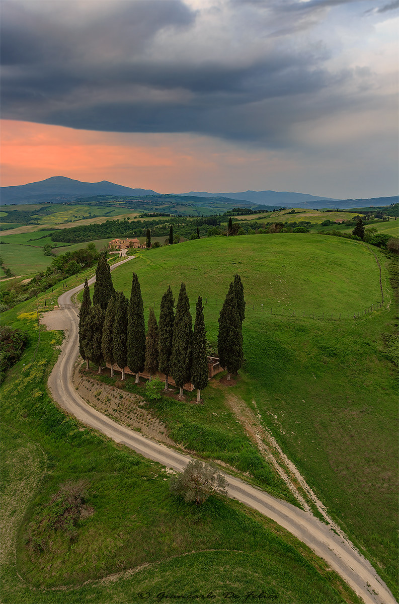 Val d'Orcia from above