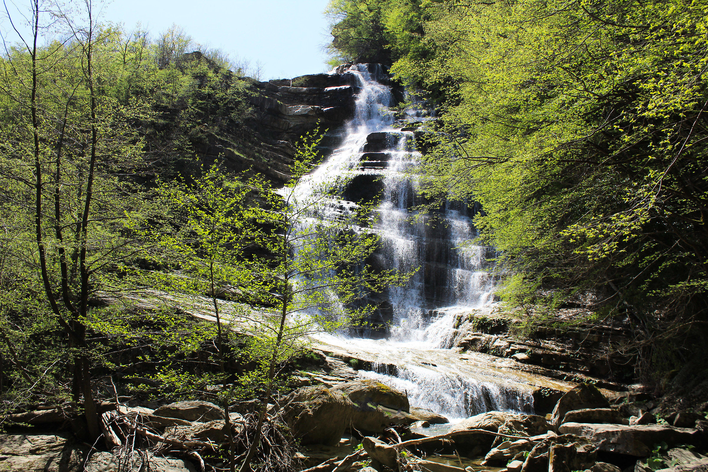 The waterfall of Acquacheta