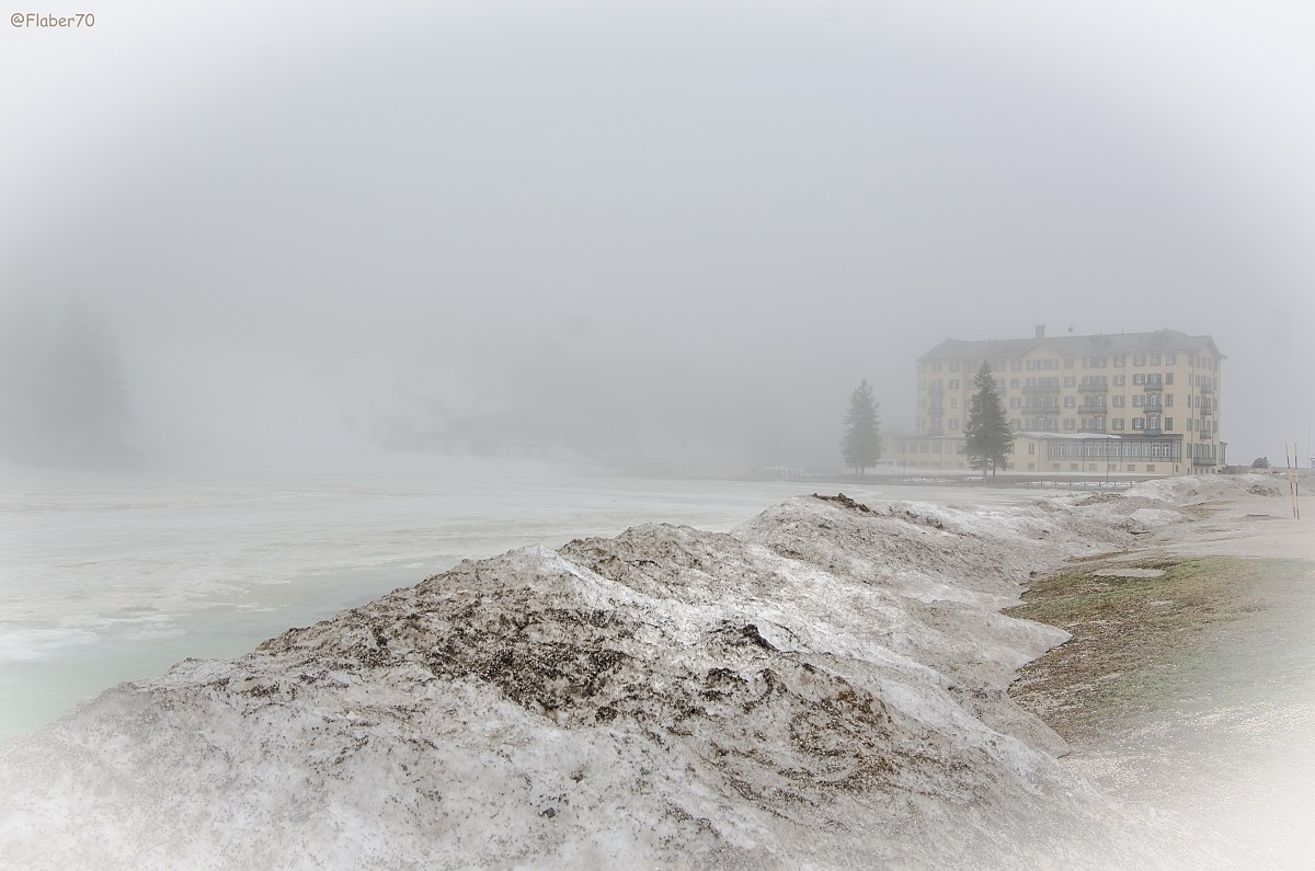 the thaw in Misurina