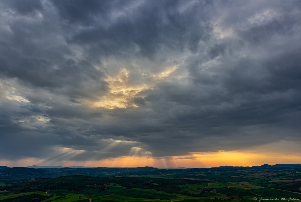 Val d'Orcia from above