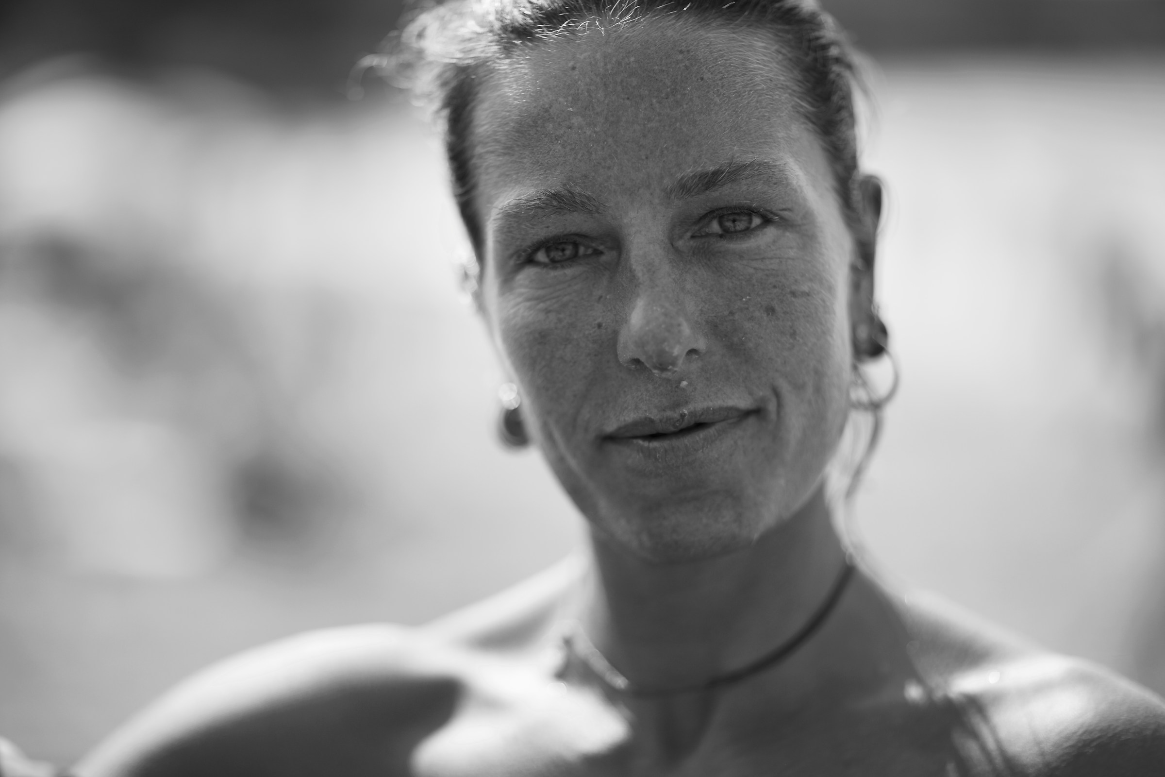 Sguardo in bianco e nero