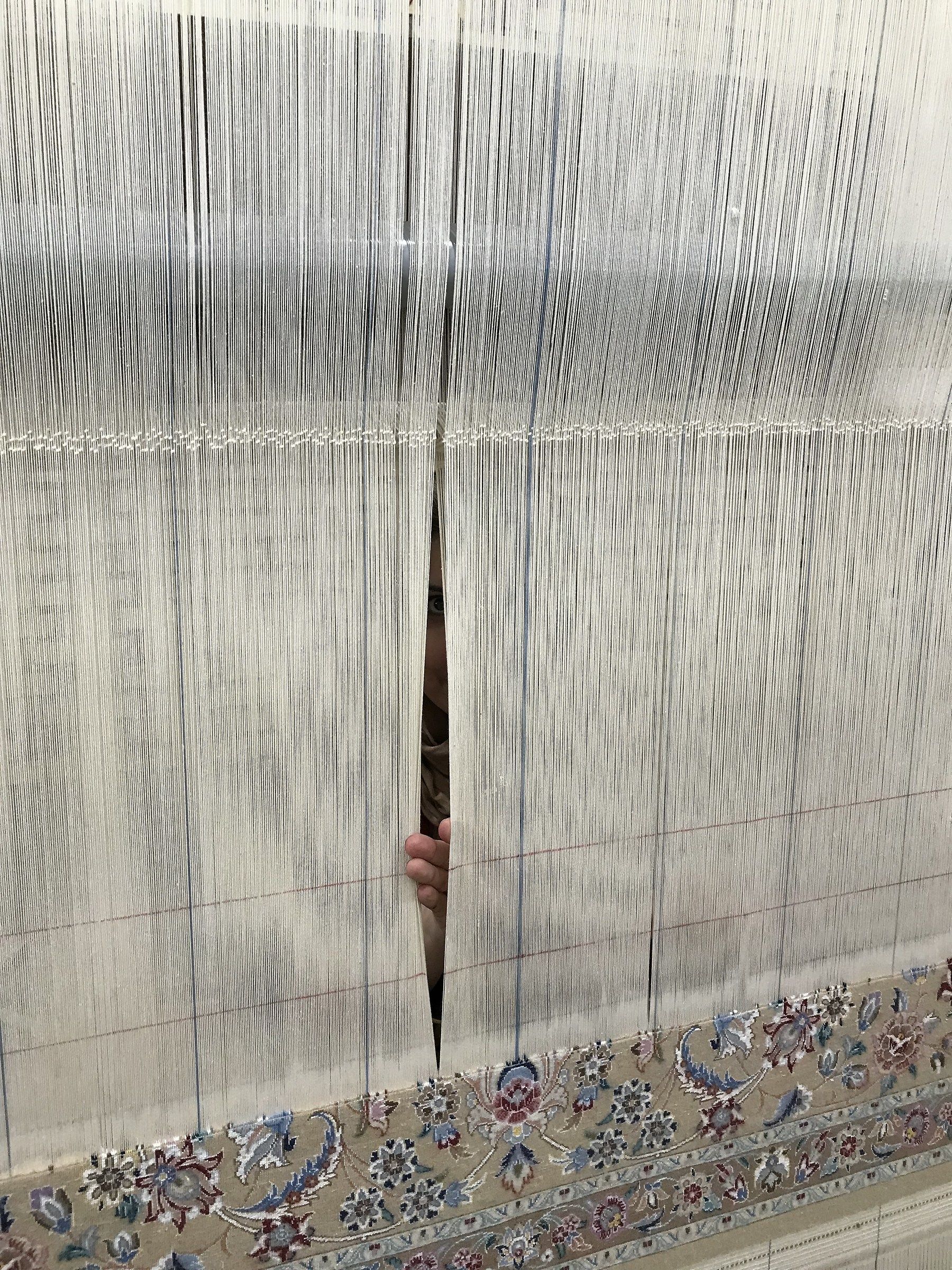 carpet iranian worker