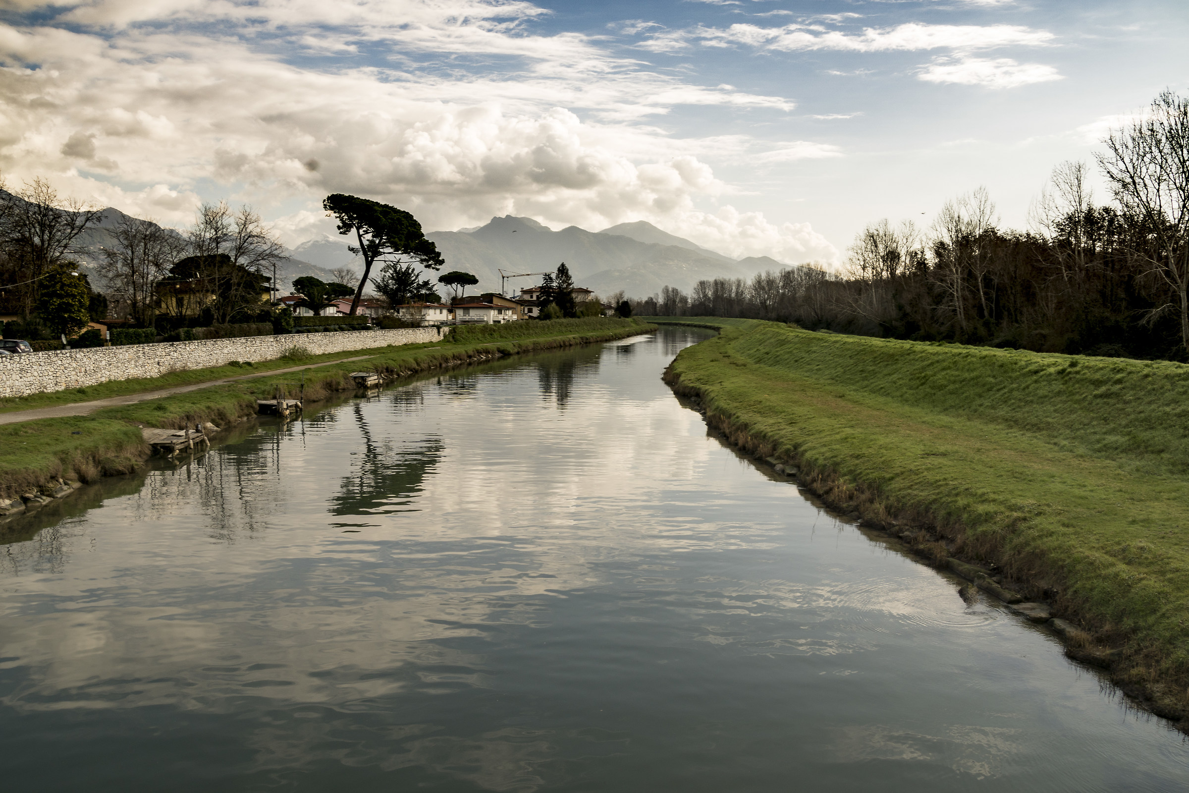 A river runs through it