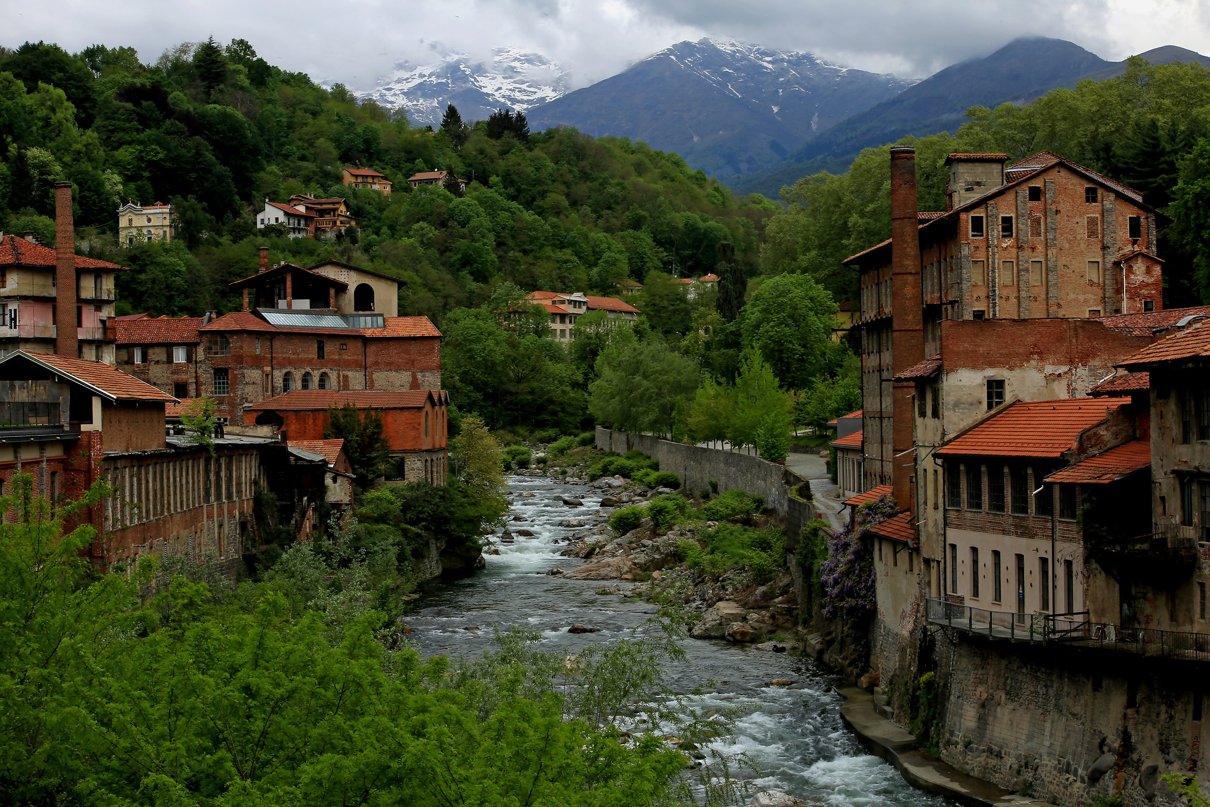 A river runs through it