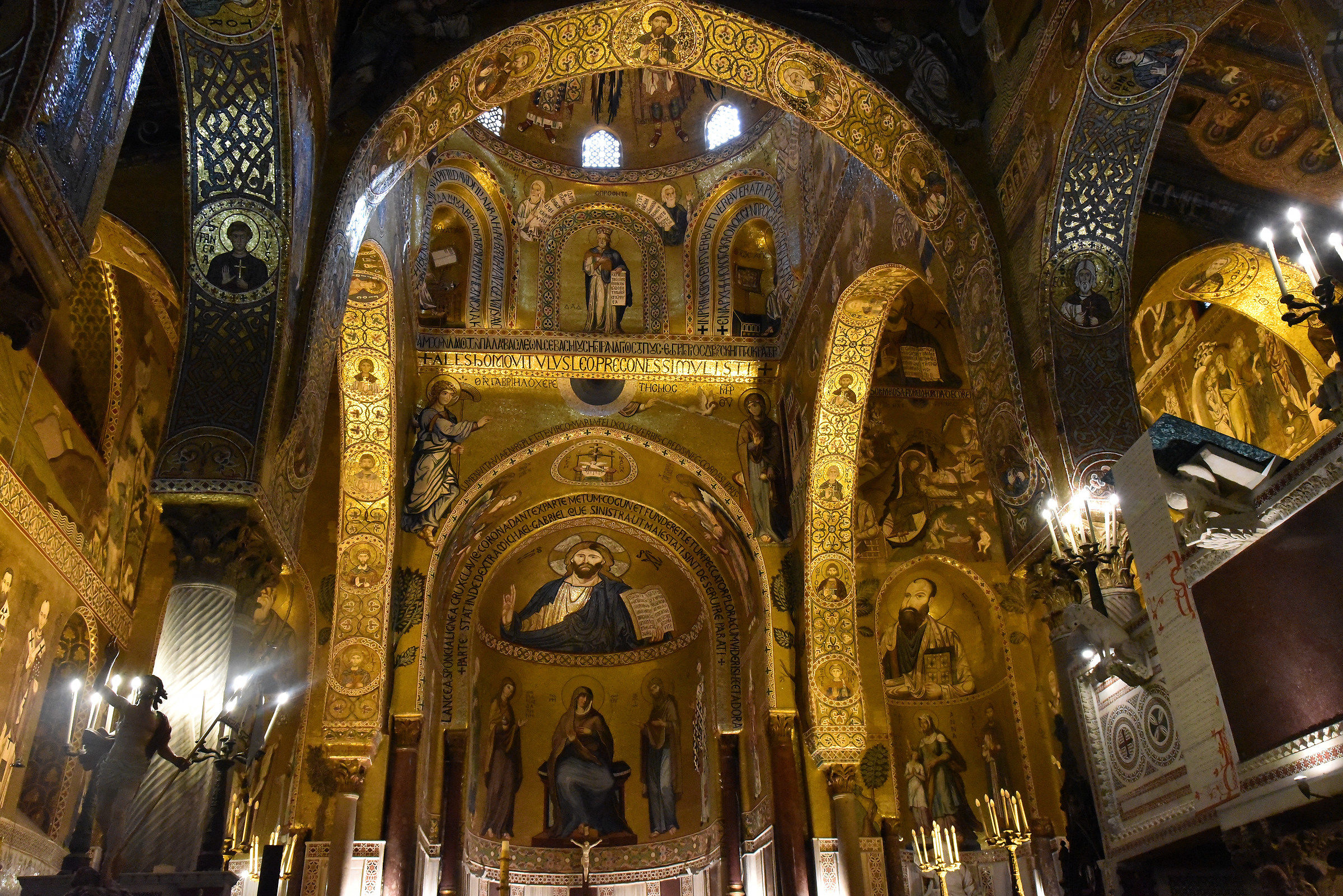 The PALATINE CHAPEL of the Royal Palace of PALERMO