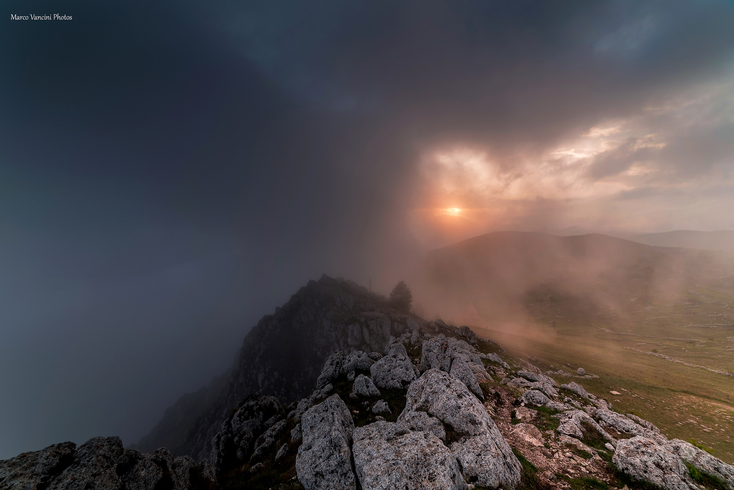 Between Sun and clouds