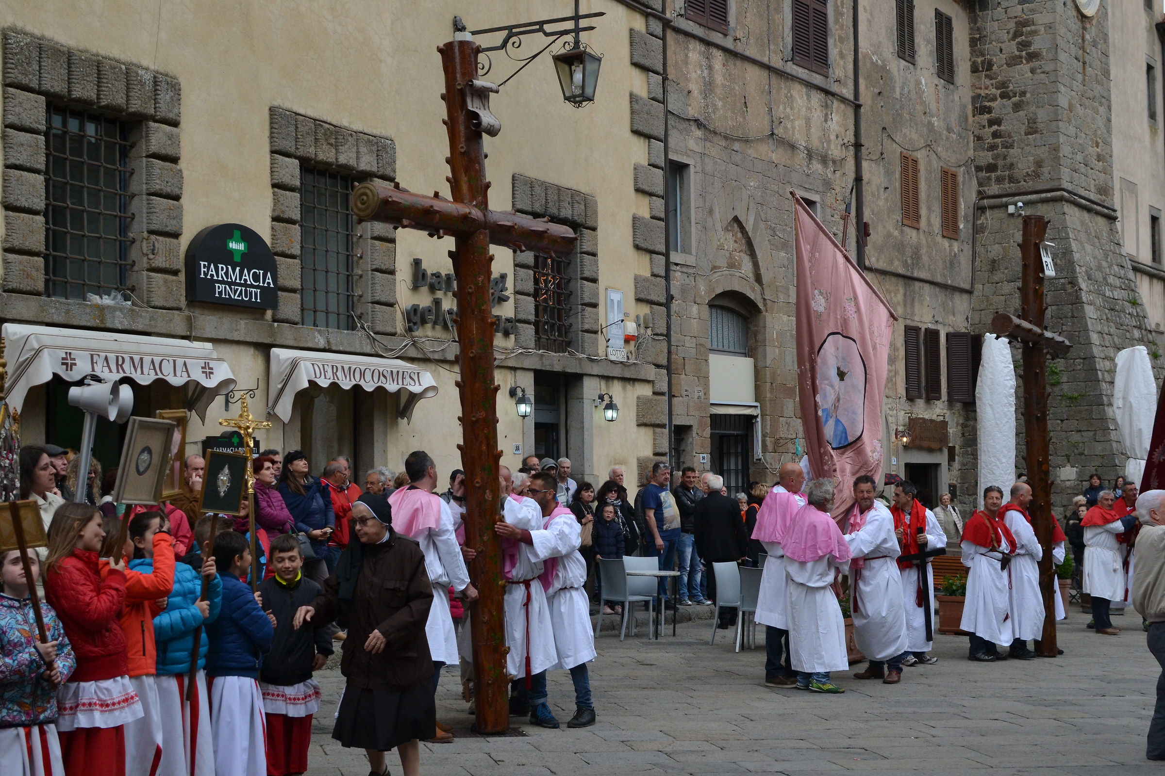 3 April 2018 crucifixion Party Santa Fiora (GR