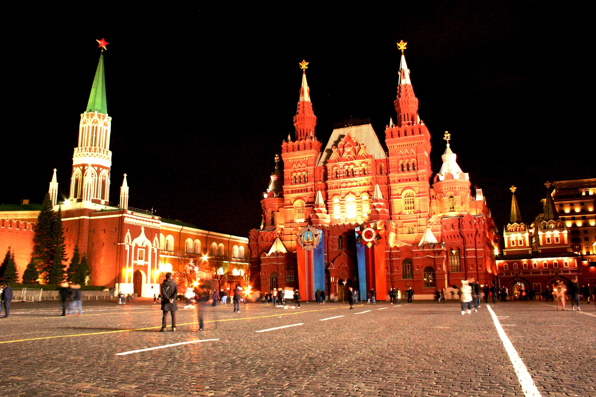 Red Square at night